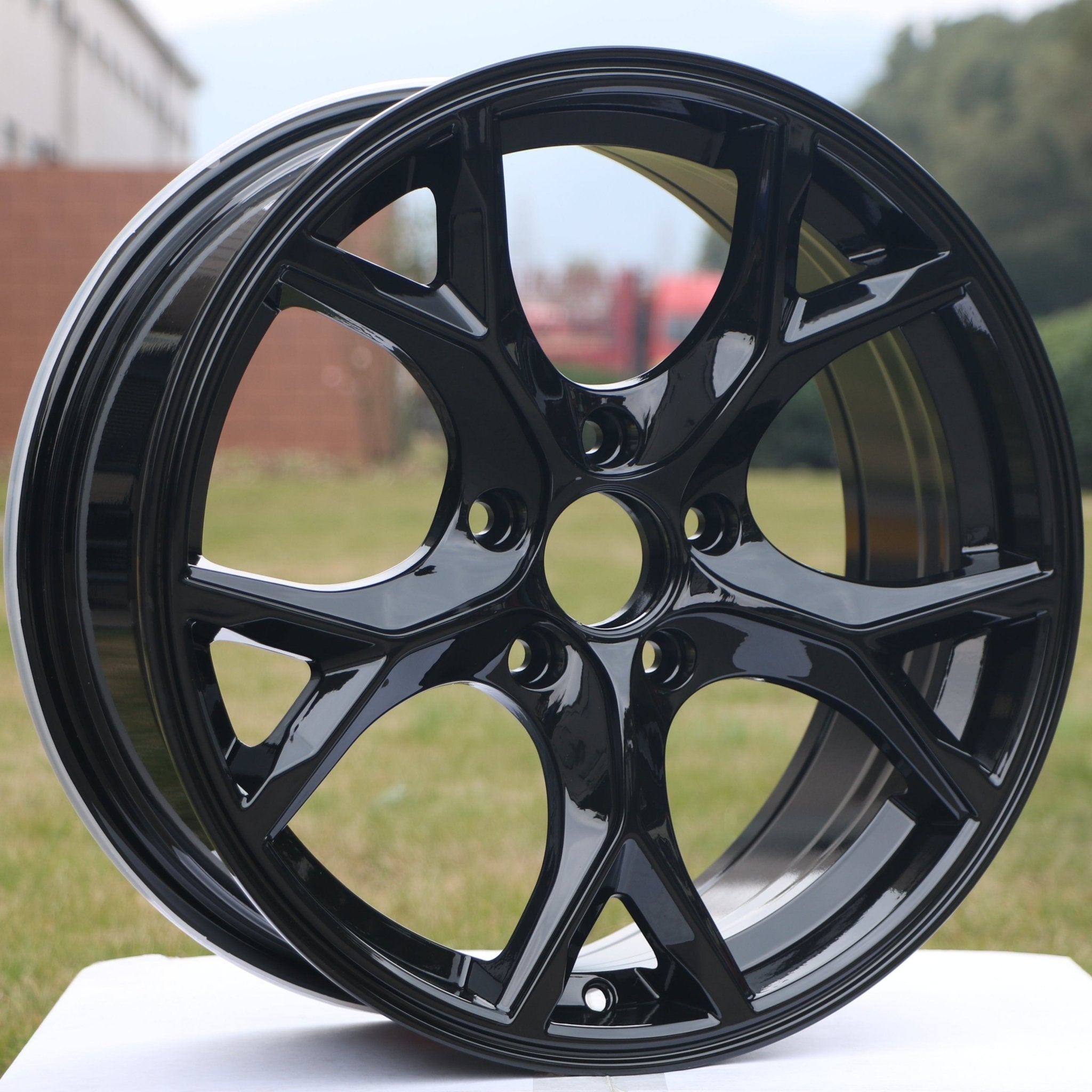 W313 Gloss Black 17x7.5 Et42 5x114.3 CB64.1 - Gun Hill Tire House (WTW - WHOLESALE TIRES & WHEELS)