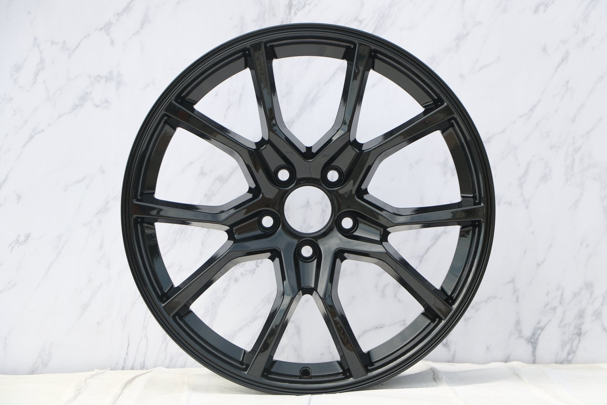 W314 1418 Gloss Black 18x8.0 ET41 5x114.3 CB73.1 C1314 - B - Gun Hill Tire House (WTW - WHOLESALE TIRES & WHEELS)
