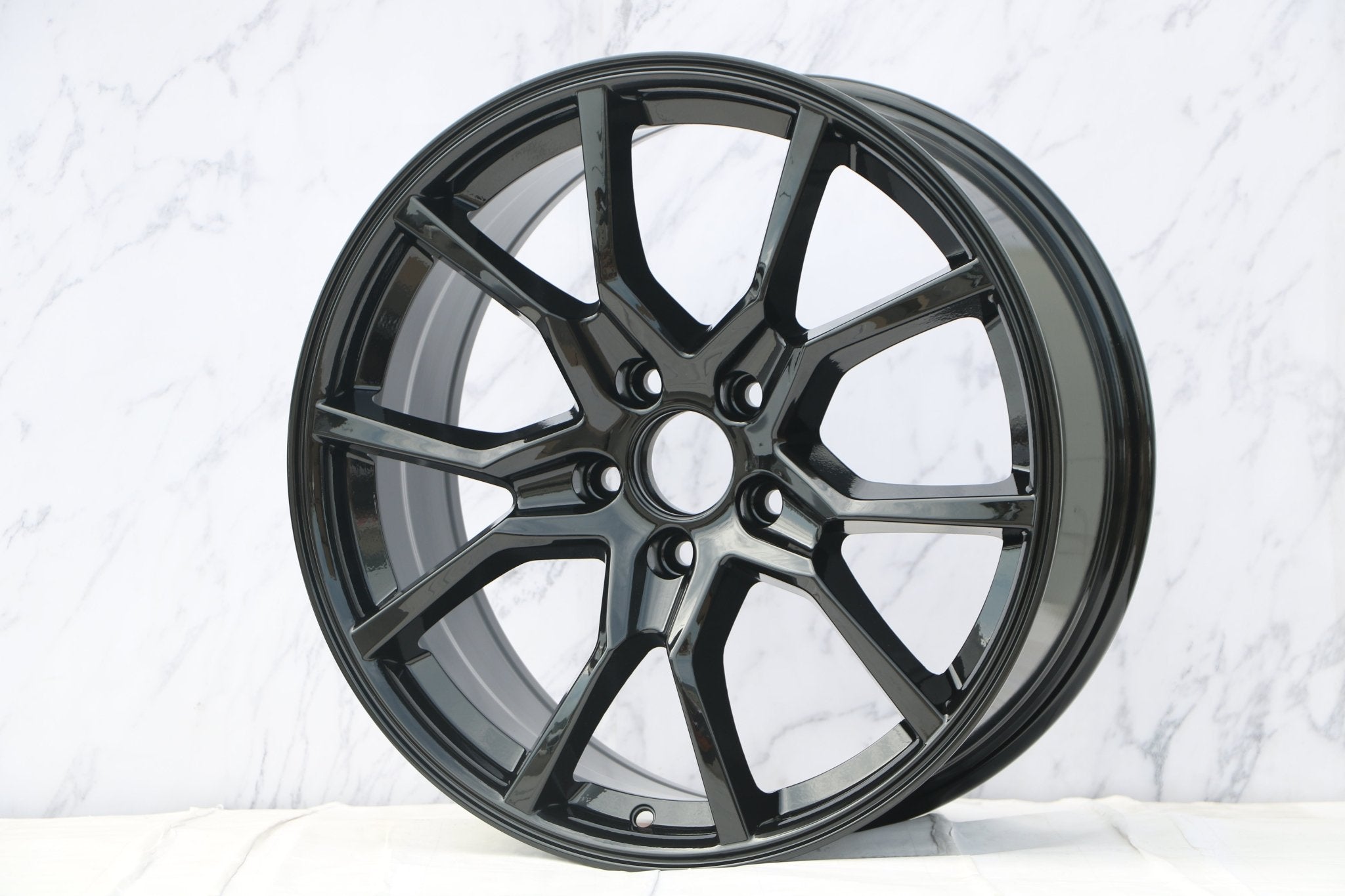 W314 1418 Gloss Black 18x8.0 ET41 5x114.3 CB73.1 C1314 - B - Gun Hill Tire House (WTW - WHOLESALE TIRES & WHEELS)