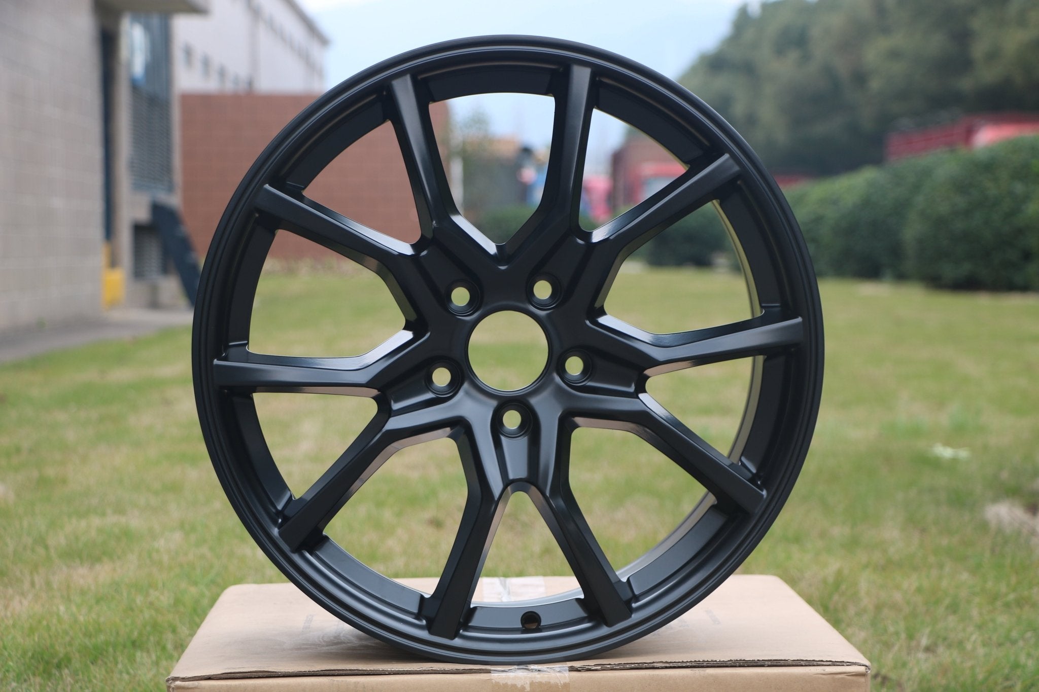 W314 1418 Satin Black 18x8.0 ET41 5x114.3 CB64.1 C1314 - LA5B - Gun Hill Tire House (WTW - WHOLESALE TIRES & WHEELS)