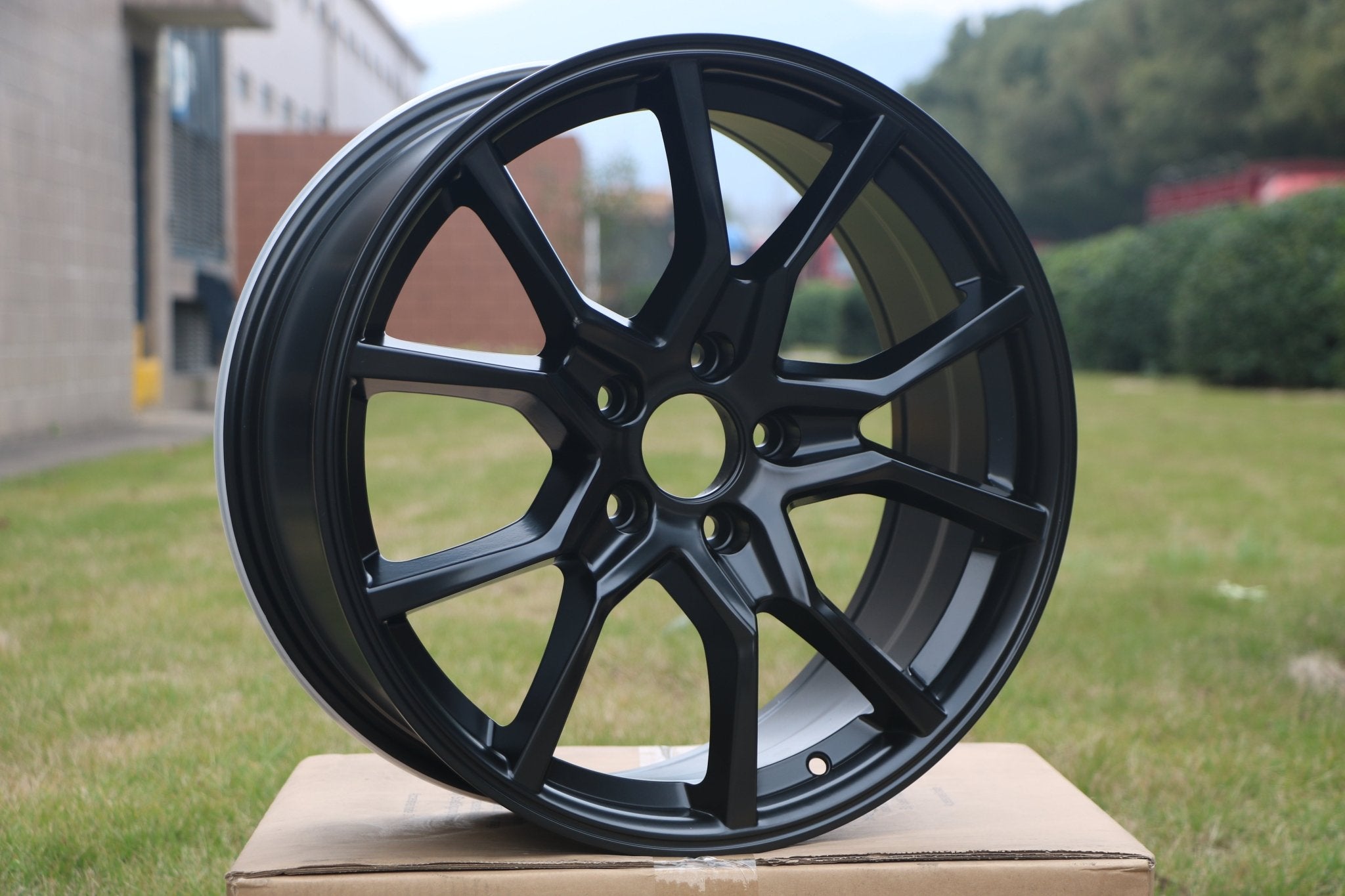 W314 1418 Satin Black 18x8.0 ET41 5x114.3 CB64.1 C1314 - LA5B - Gun Hill Tire House (WTW - WHOLESALE TIRES & WHEELS)