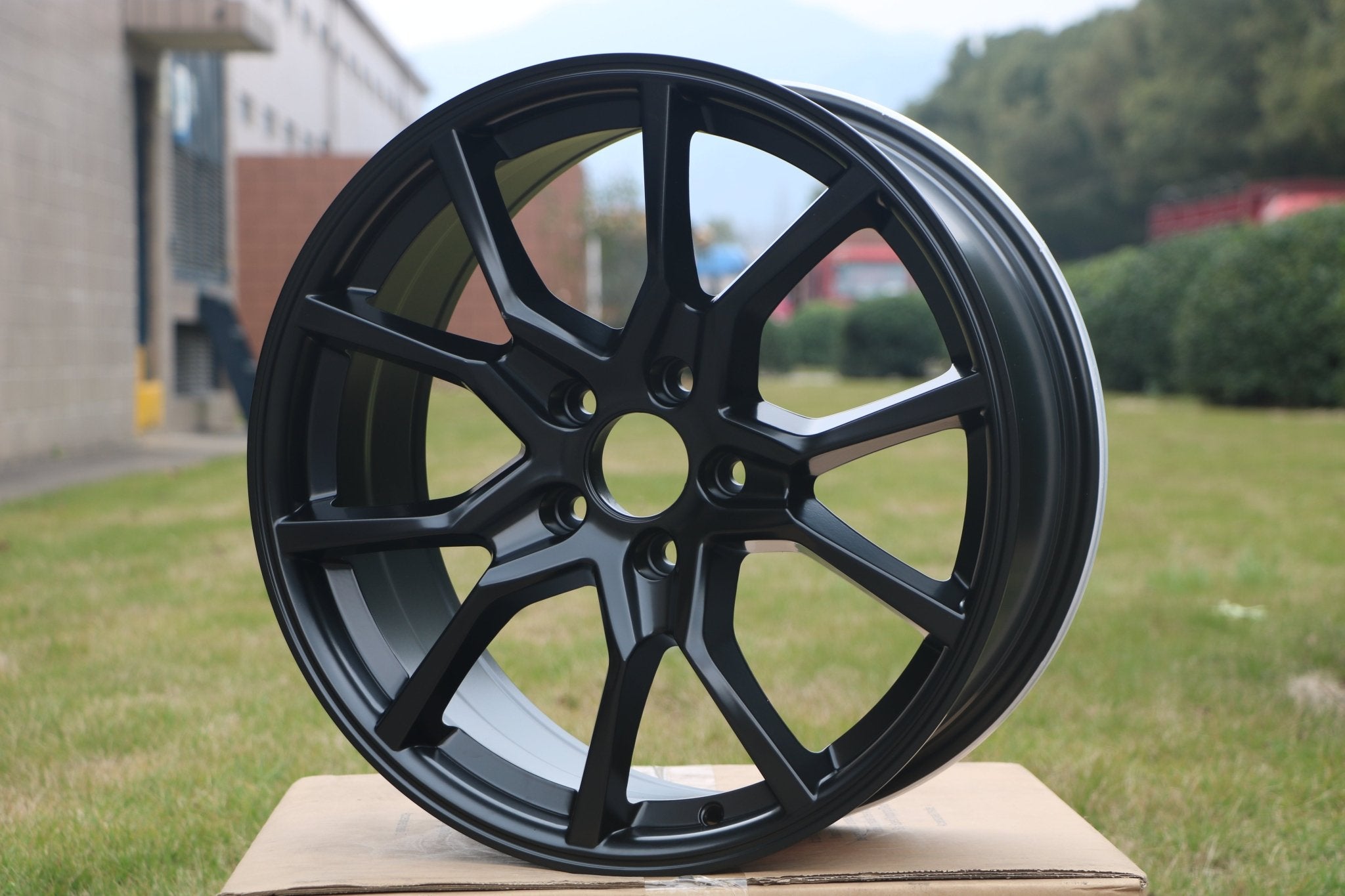 W314 1418 Satin Black 18x8.0 ET41 5x114.3 CB64.1 C1314 - LA5B - Gun Hill Tire House (WTW - WHOLESALE TIRES & WHEELS)