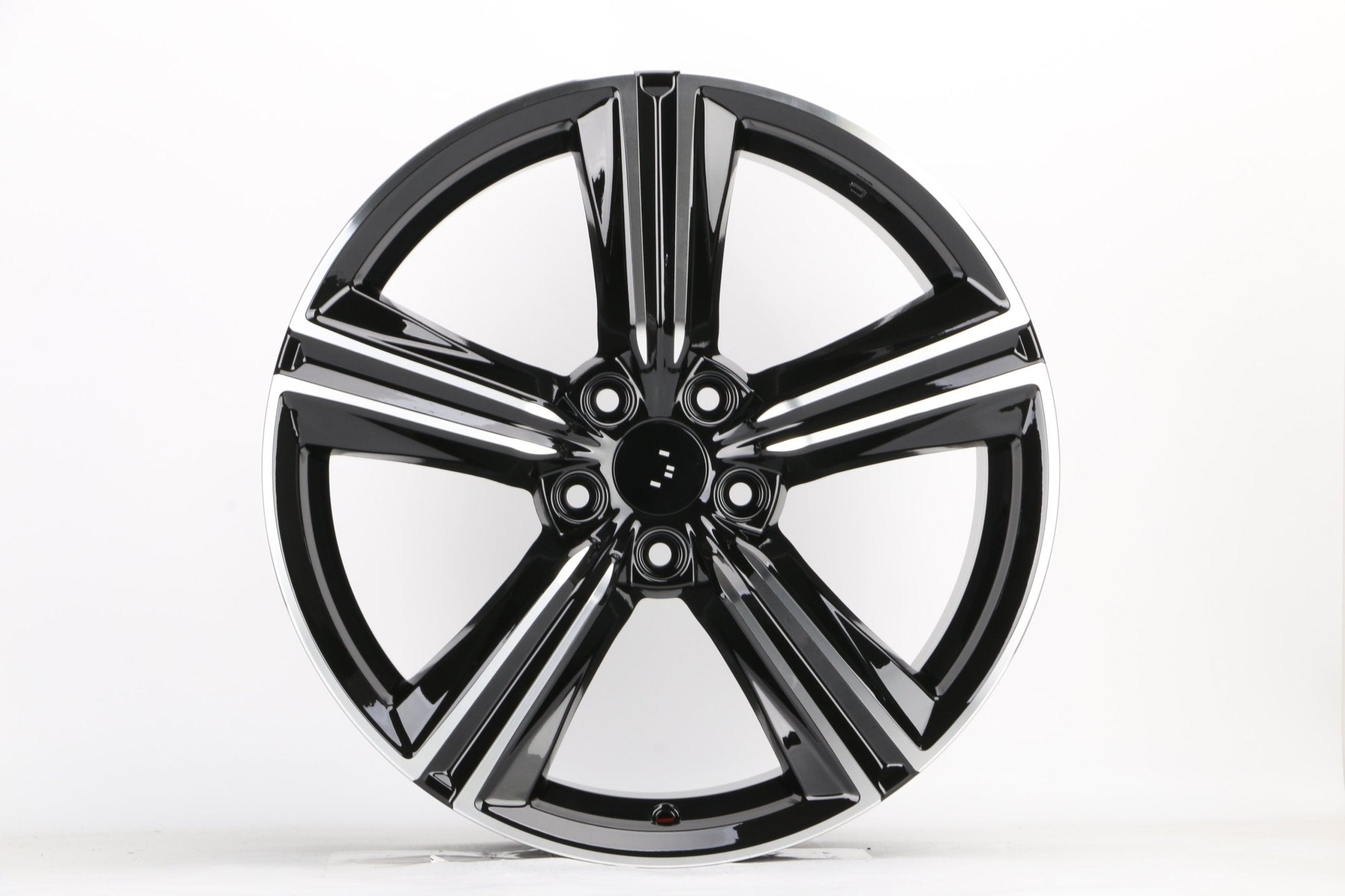 W324 D1910 Black Machined Face 19x8.5 ET50 CB64.1 5x114.3 C1352A - B - Gun Hill Tire House (WTW - WHOLESALE TIRES & WHEELS)