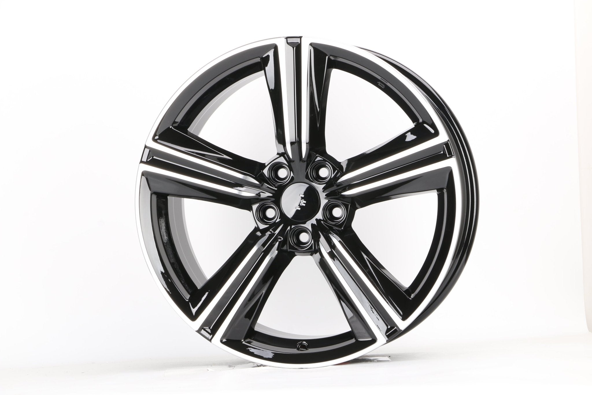 W324 D1910 Black Machined Face 19x8.5 ET50 CB64.1 5x114.3 C1352A - B - Gun Hill Tire House (WTW - WHOLESALE TIRES & WHEELS)