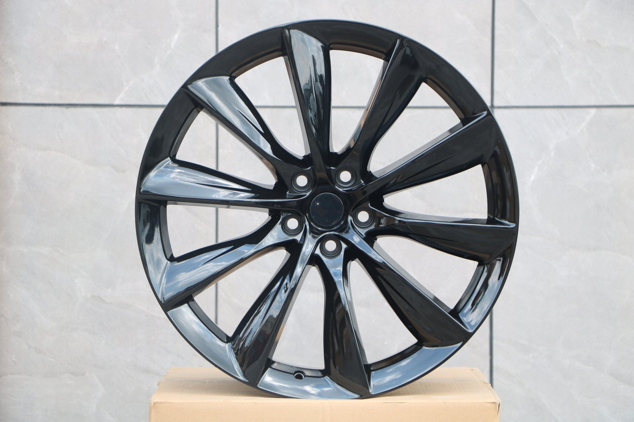 W452 1469 Gloss Black 22x9.0 ET35 5x114.3 CB 73.1 C1385 - B - Gun Hill Tire House (WTW - WHOLESALE TIRES & WHEELS)