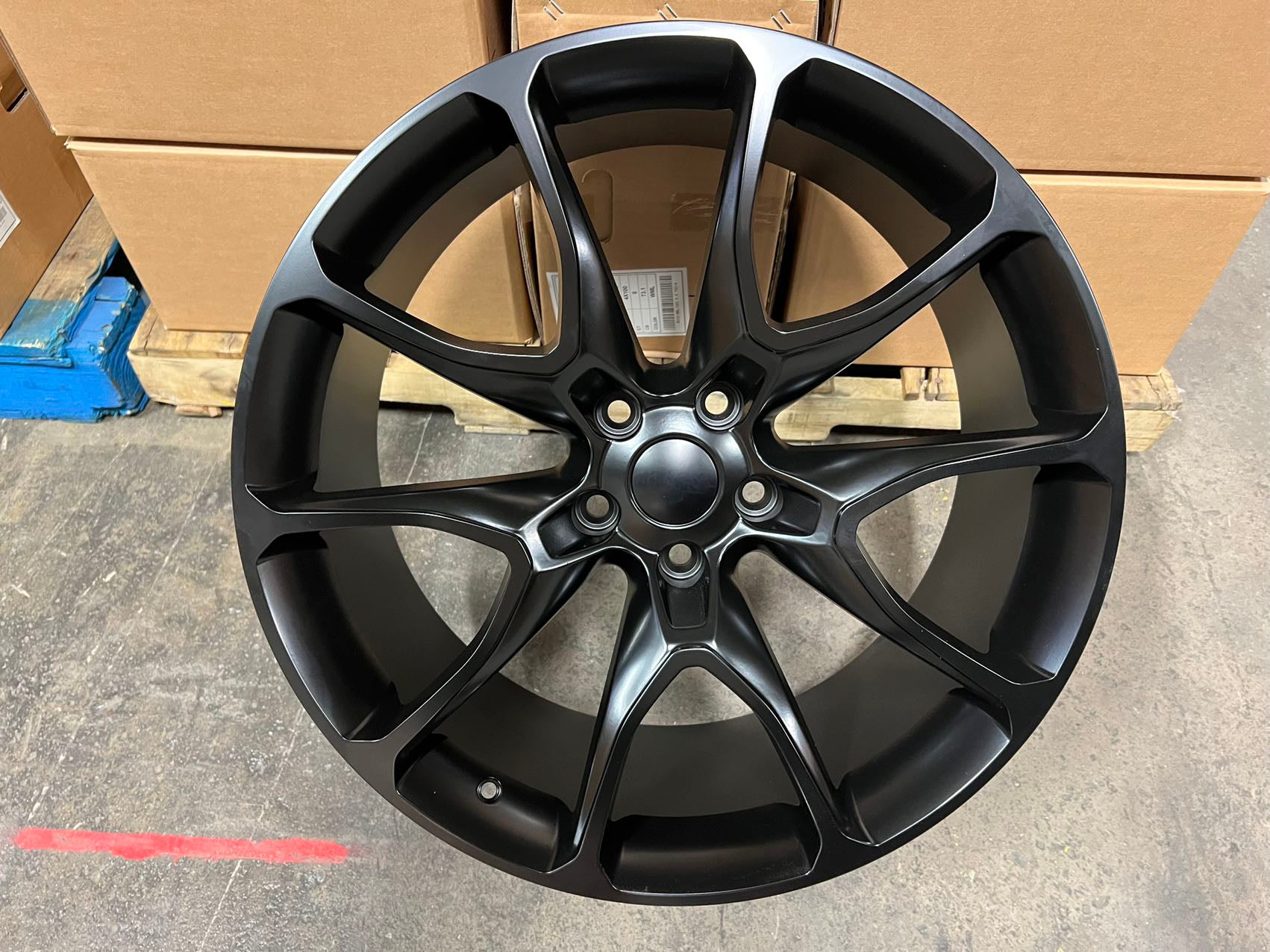 W502 1790 Satin Black 22x10.0 ET45 5x127 CB71.5 C1288 - 01 LA5B also work but not recommend - Gun Hill Tire House (WTW - WHOLESALE TIRES & WHEELS)