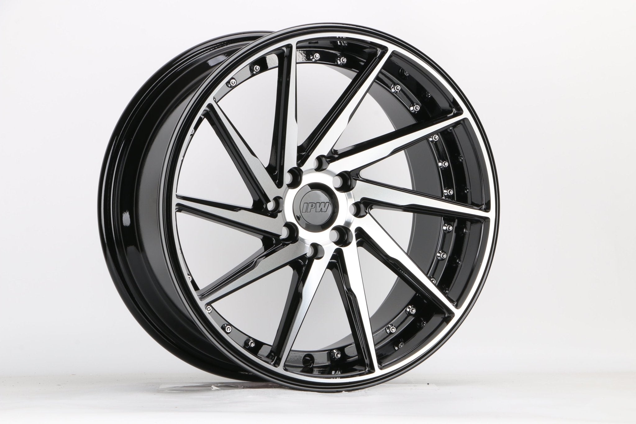 W511 1284A Black Machined Face 19*9.5 Et35 5x114.3 CB73.1 - Gun Hill Tire House (WTW - WHOLESALE TIRES & WHEELS)