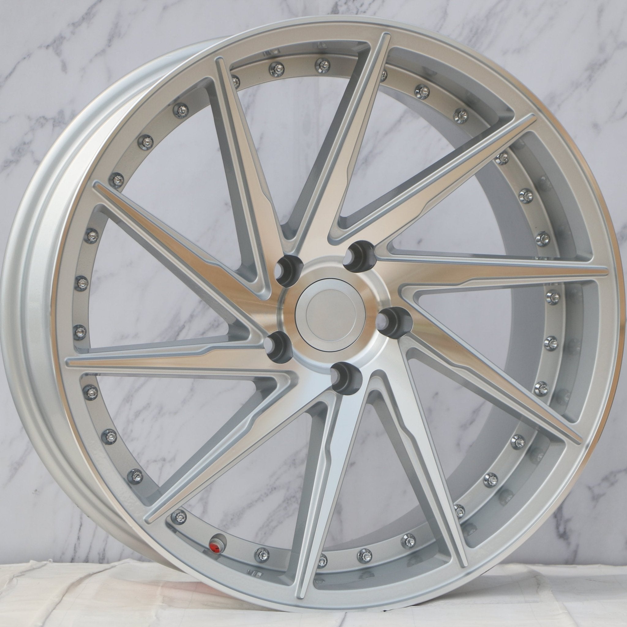 W511 Silver Machined Face 19x9.5 ET35 5x114.3 CB73.1 - Gun Hill Tire House (WTW - WHOLESALE TIRES & WHEELS)