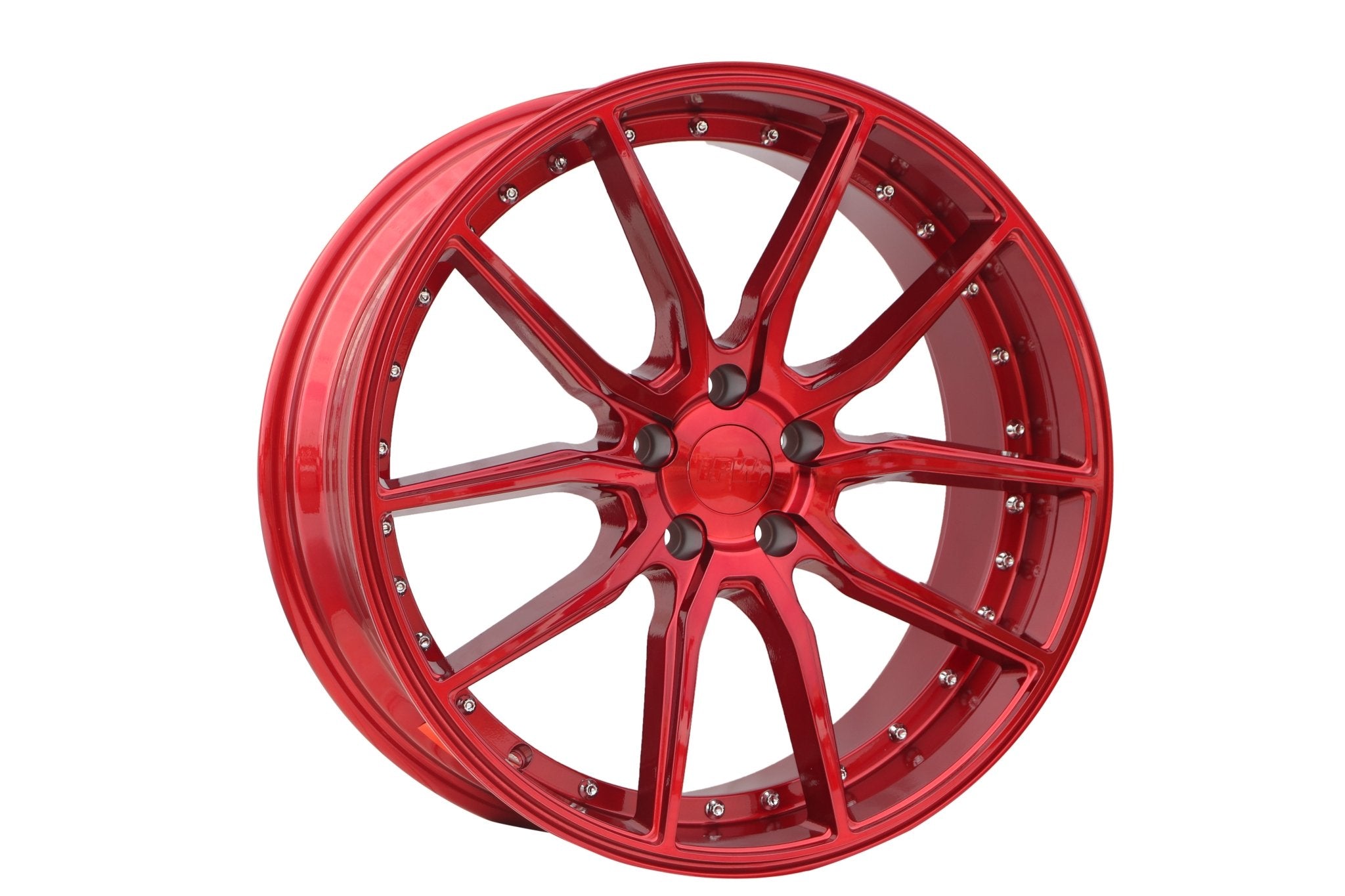 W512 Red with Silver Rivet 20*9.5 ET35 5x120 CB72.56 - Gun Hill Tire House (WTW - WHOLESALE TIRES & WHEELS)