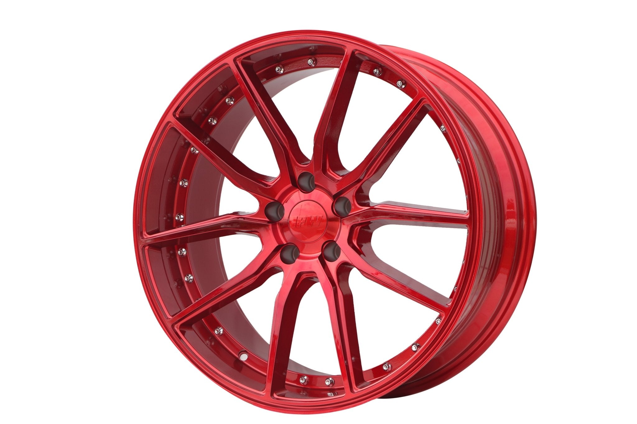 W512 Red with Silver Rivet 20*8.5 ET35 5x120 CB72.56 - Gun Hill Tire House (WTW - WHOLESALE TIRES & WHEELS)