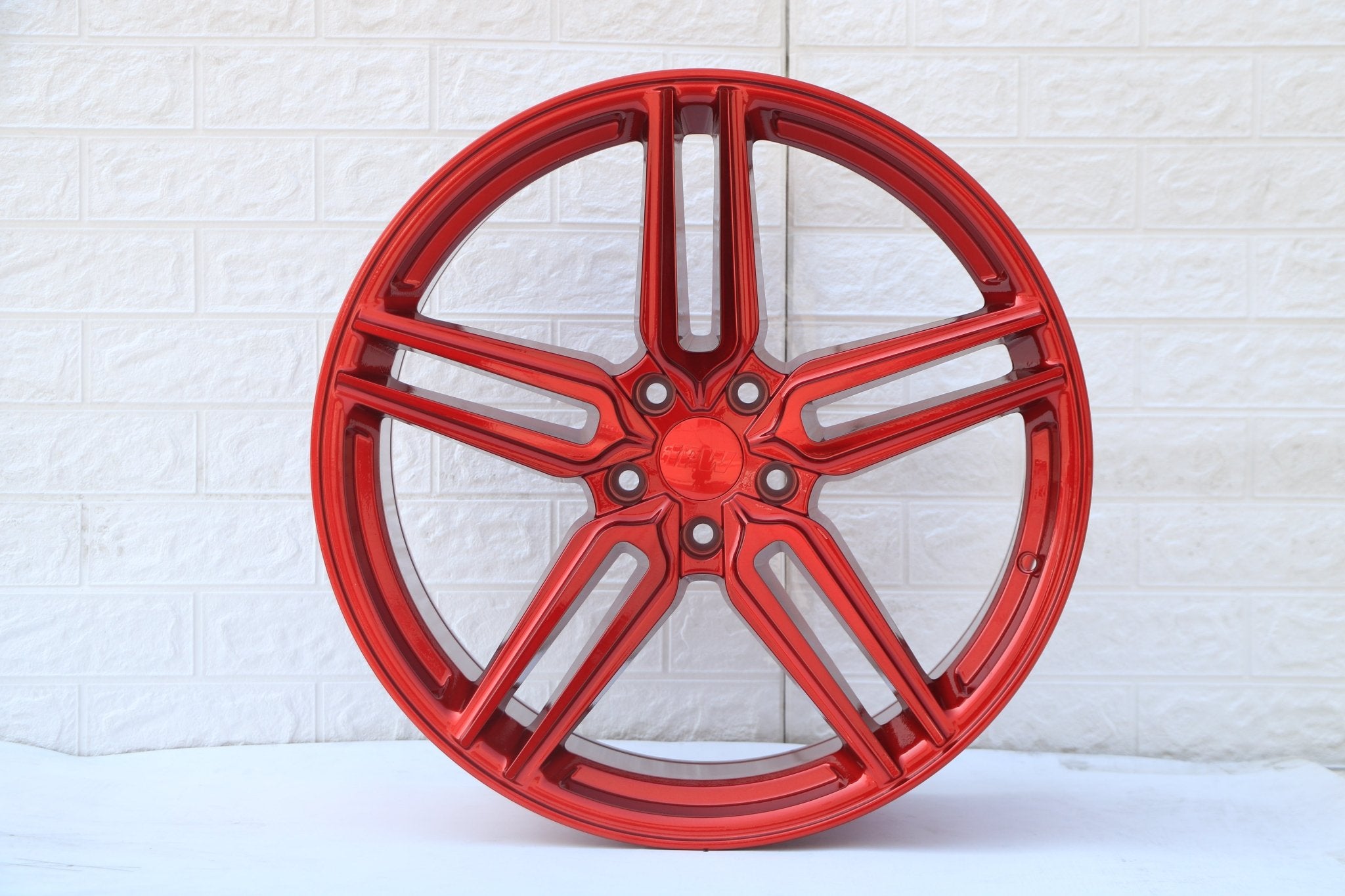 W522 Red 20x9.0 ET35 5x114.3 CB73.1 - Gun Hill Tire House (WTW - WHOLESALE TIRES & WHEELS)