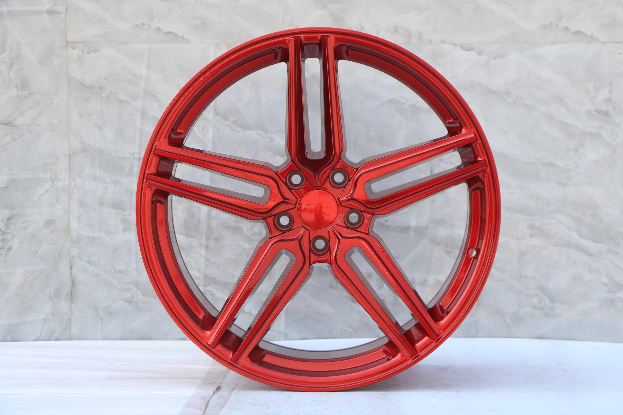 W522 Red 20x9.0 ET35 5x114.3 CB73.1 - Gun Hill Tire House (WTW - WHOLESALE TIRES & WHEELS)