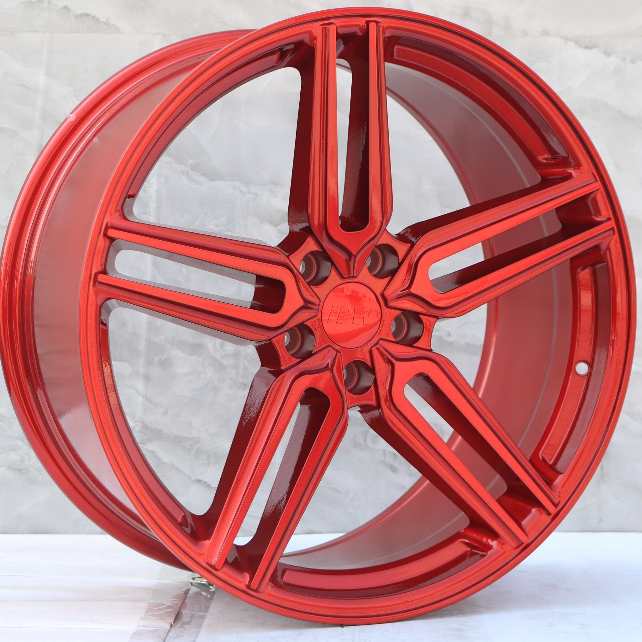 W522 Red 20x9.0 ET35 5x114.3 CB73.1 - Gun Hill Tire House (WTW - WHOLESALE TIRES & WHEELS)