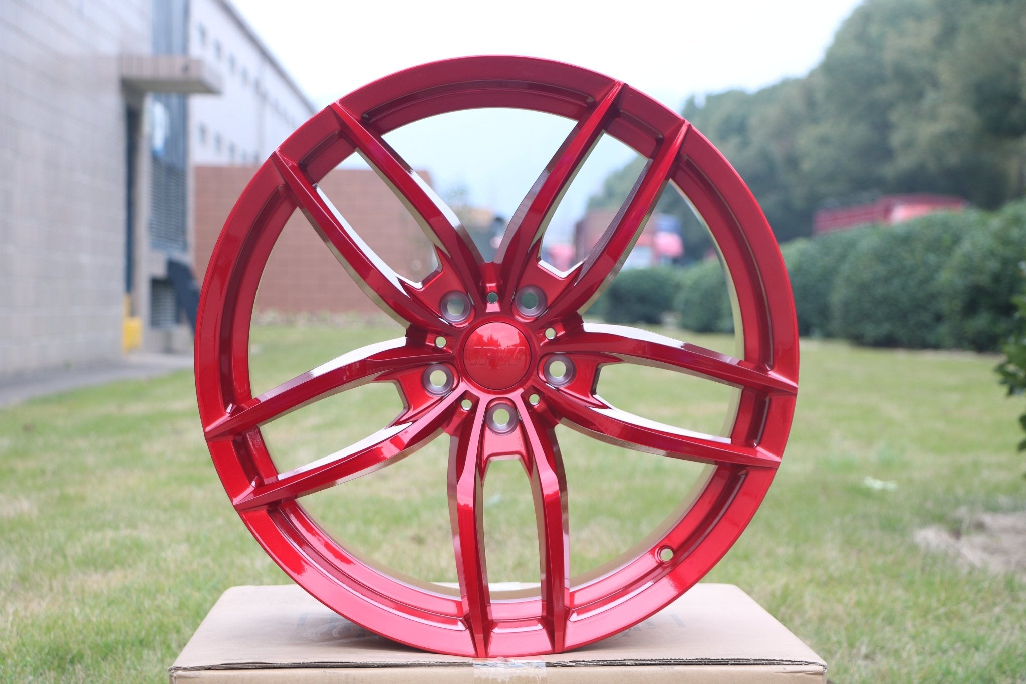 W524 Red 20*9.5 ET35 5x114.3 CB73.1 - Gun Hill Tire House (WTW - WHOLESALE TIRES & WHEELS)