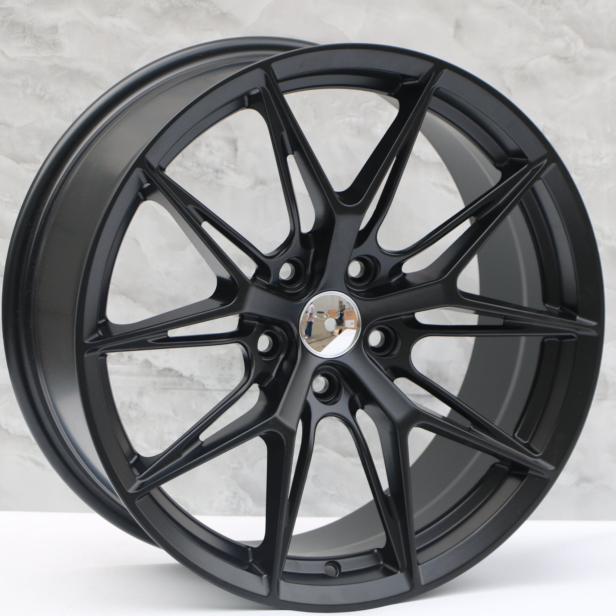 W538 iV - 1520 Satin Black 18x8.0 ET35 5x114.3 CB73.1 - Gun Hill Tire House (WTW - WHOLESALE TIRES & WHEELS)
