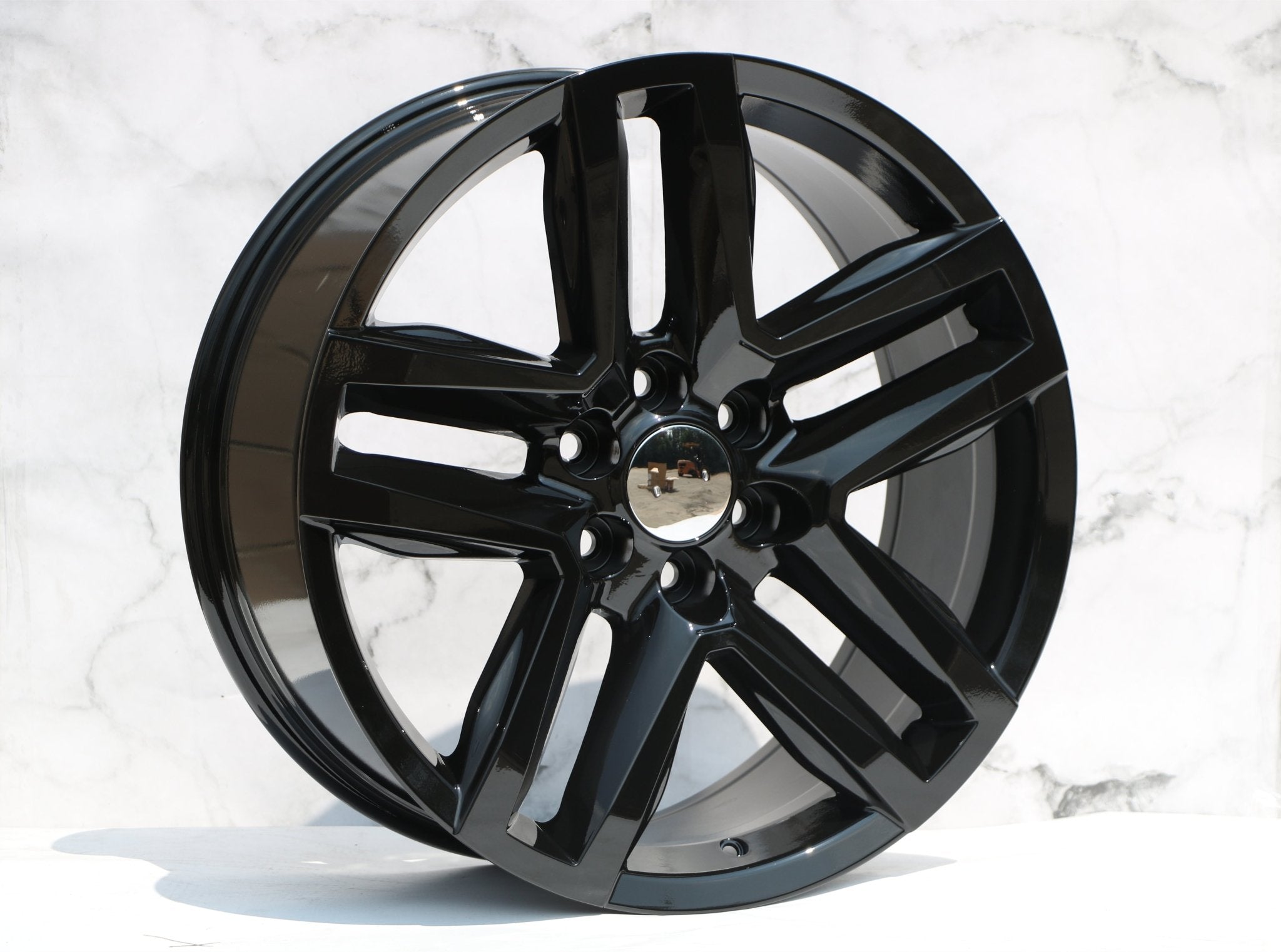 W575 1568 Gloss Black 22*9.0 ET24 CB78.1 6x139.7 CB78.1 C1291 - 01 - Gun Hill Tire House (WTW - WHOLESALE TIRES & WHEELS)
