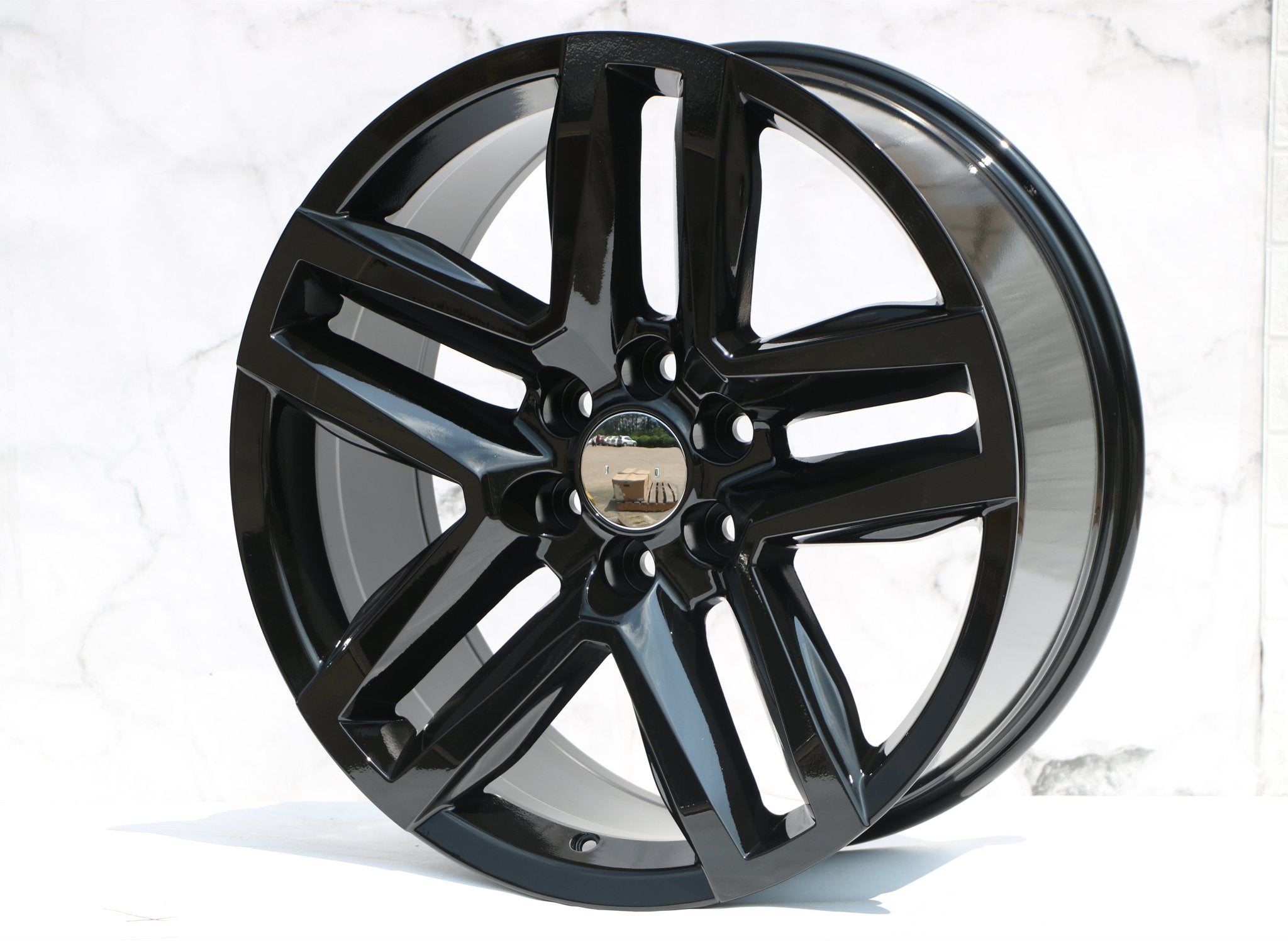 W575 1568 Gloss Black 22*9.0 ET24 CB78.1 6x139.7 CB78.1 C1291 - 01 - Gun Hill Tire House (WTW - WHOLESALE TIRES & WHEELS)