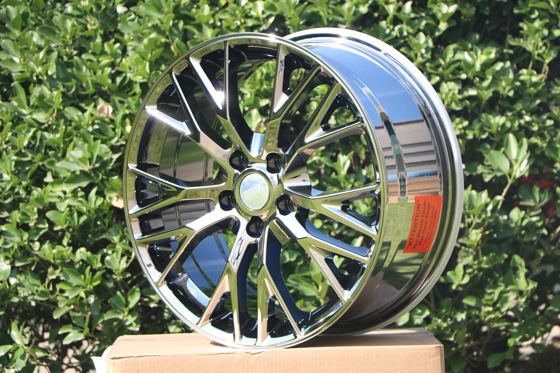 W591 Black Chrome 20x10.0 ET79 5x120.7 CB70.3 - Gun Hill Tire House (WTW - WHOLESALE TIRES & WHEELS)