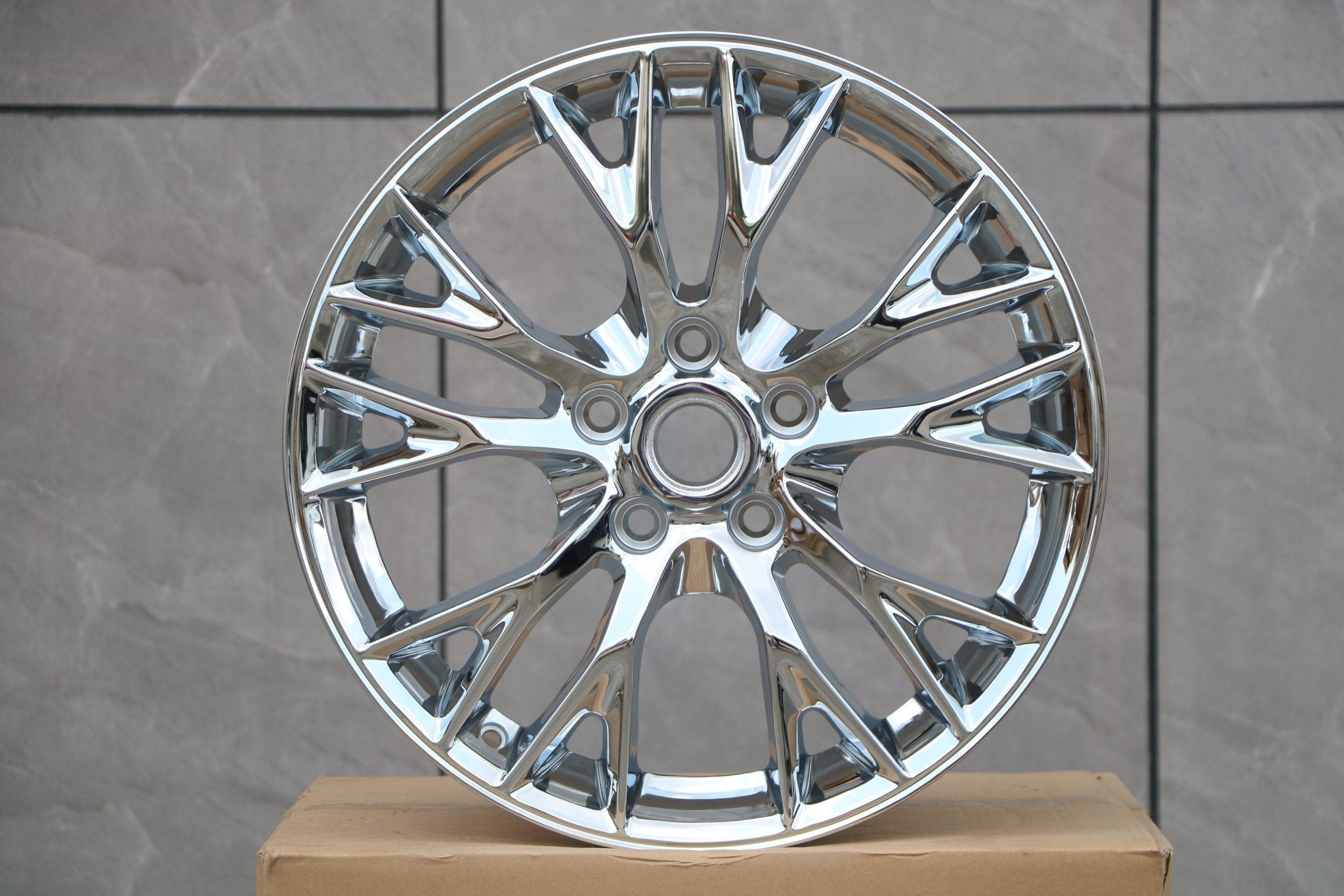 W591 Chrome 20x10.0 ET79 CB70.3 5x120.7 C2032 - C - Gun Hill Tire House (WTW - WHOLESALE TIRES & WHEELS)