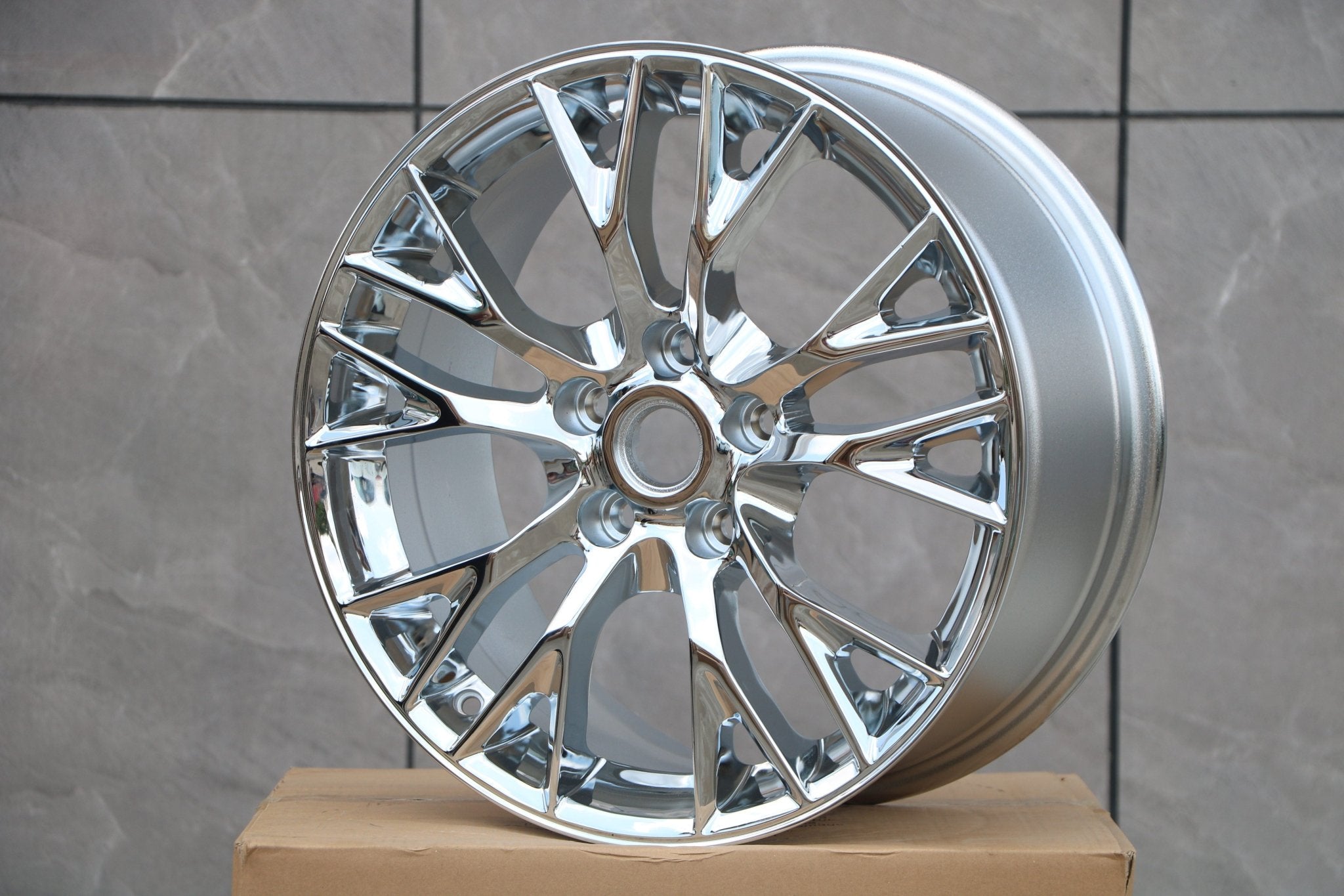 W591 Chome 19x10.0 ET79 CB70.3 5x120.7 C1187 - C - Gun Hill Tire House (WTW - WHOLESALE TIRES & WHEELS)