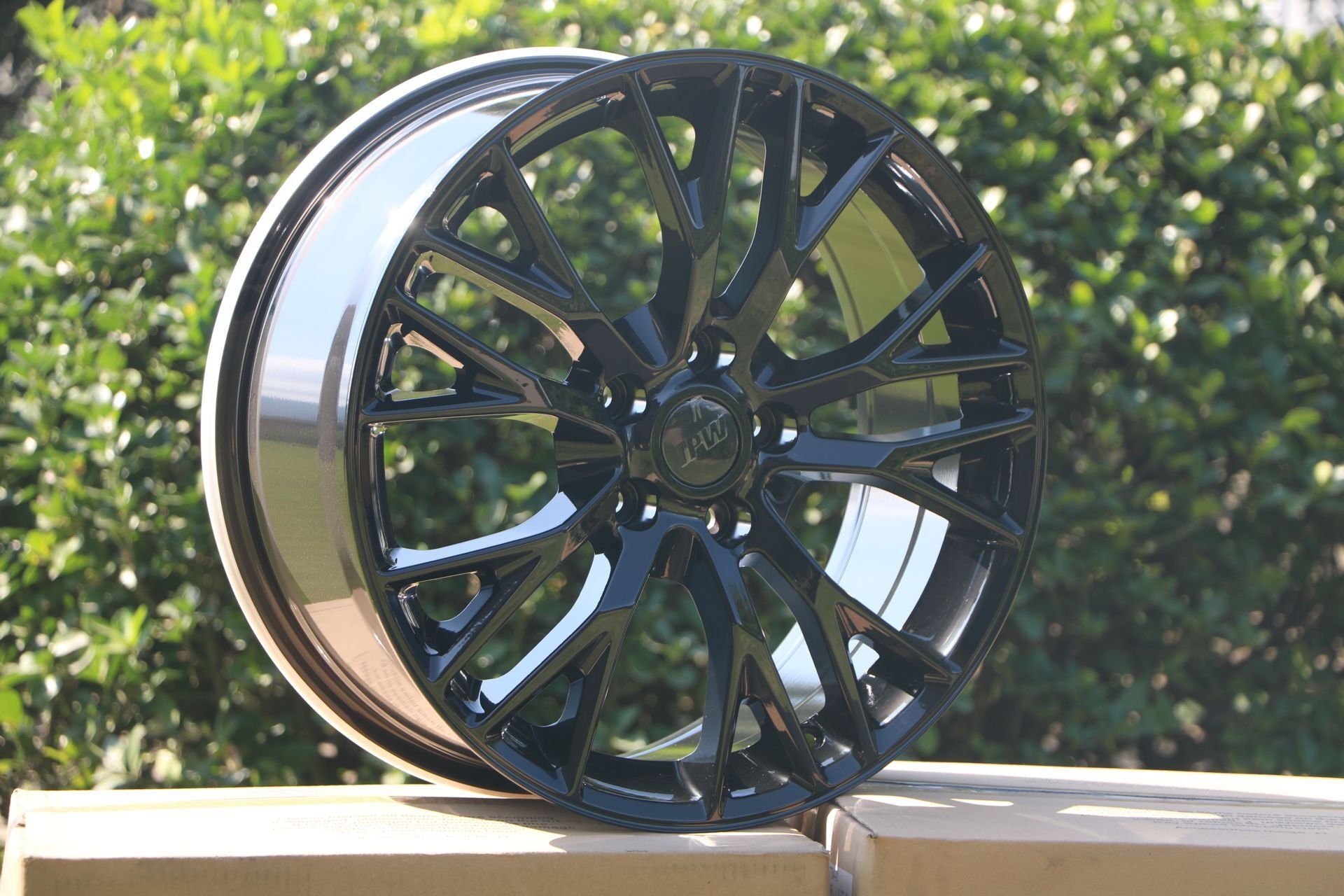 W591 D1187 Gloss Black 19x10 5x120.7 ET79 CB70.3 C1187 - B - Gun Hill Tire House (WTW - WHOLESALE TIRES & WHEELS)