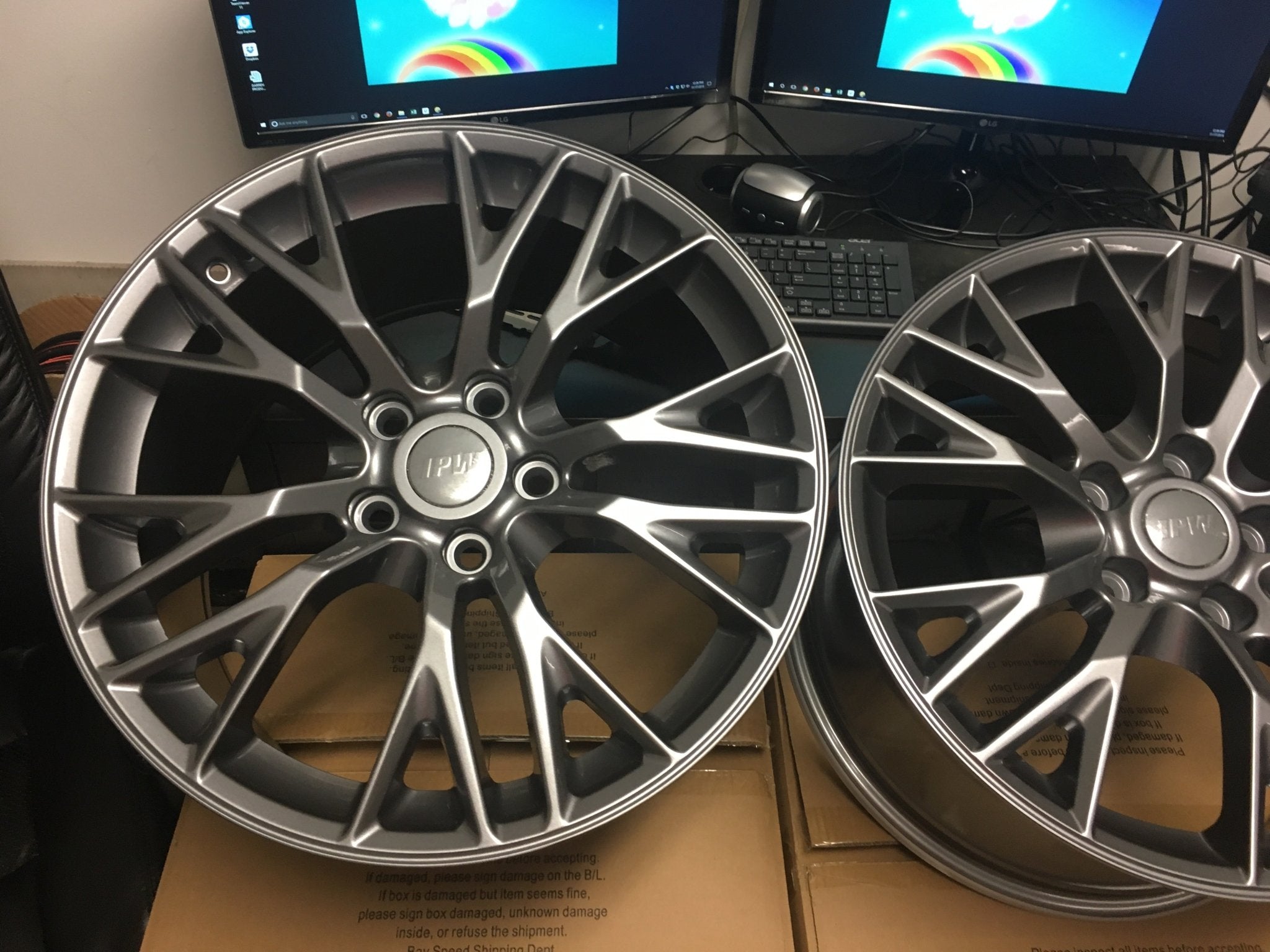 W591 Gunmetal 18x8.5 5x120.7 ET59 CB70.3 - Gun Hill Tire House (WTW - WHOLESALE TIRES & WHEELS)