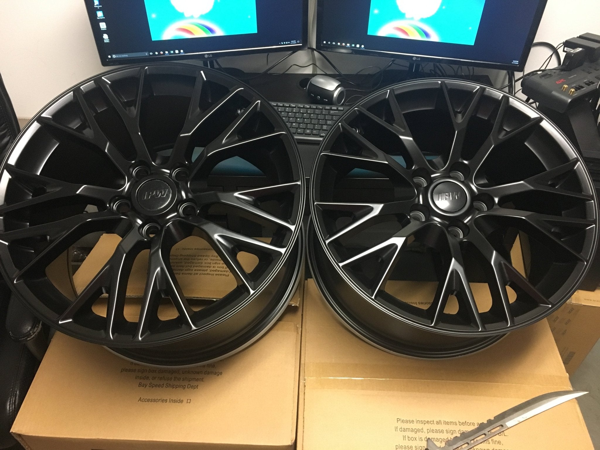 W591 Satin Black 19x8.5 ET56 5x120.7 CB70.3 C1187 - LA5B - Gun Hill Tire House (WTW - WHOLESALE TIRES & WHEELS)