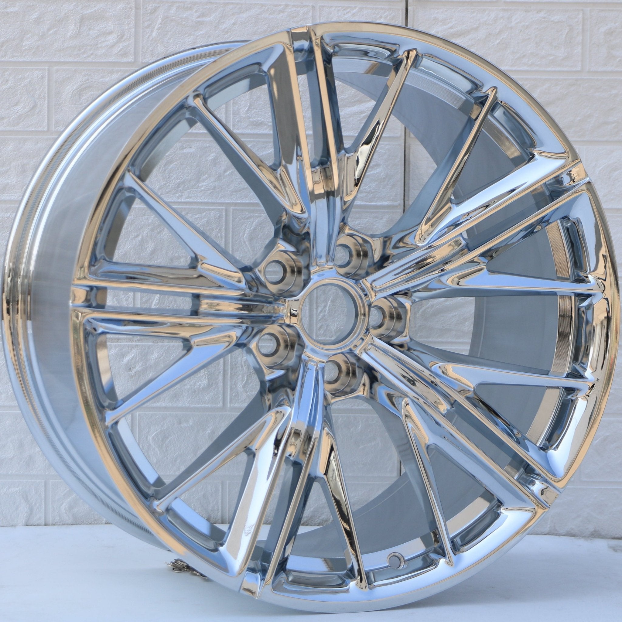 W596 1609 Chrome 20x11 5x120 ET43 CB66.9 - Gun Hill Tire House (WTW - WHOLESALE TIRES & WHEELS)