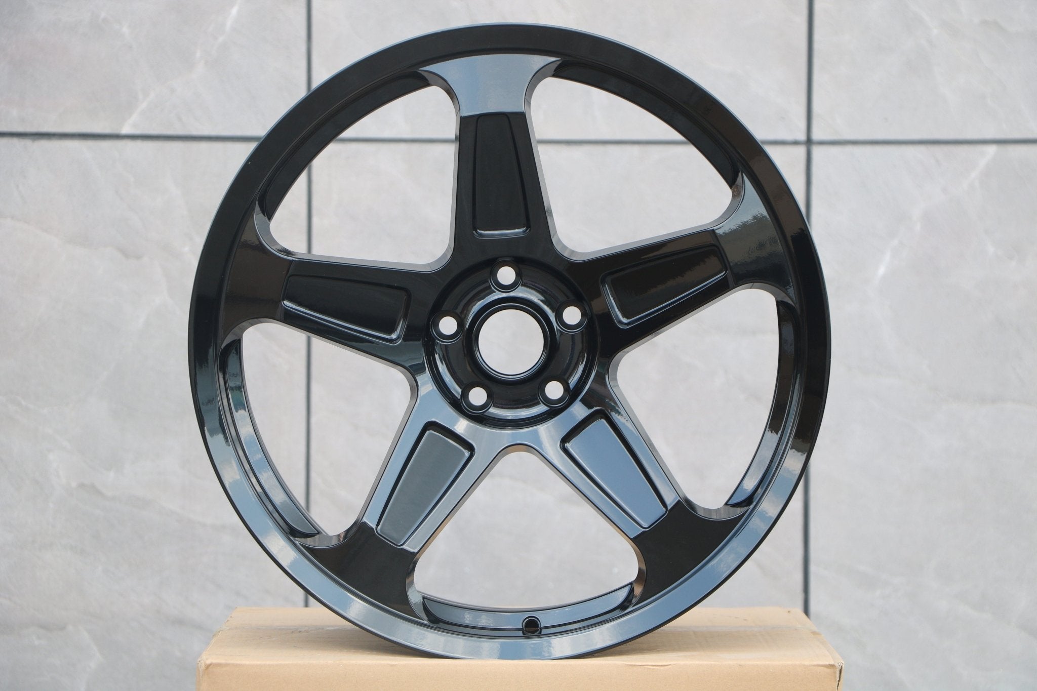 W597 1393 Gloss Black 22x9.0 ET20 CB71.5 5x115 - Gun Hill Tire House (WTW - WHOLESALE TIRES & WHEELS)