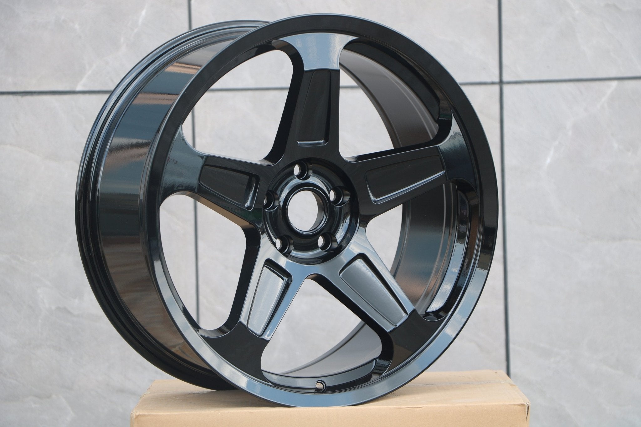W597 1393 Gloss Black 22x9.0 ET20 CB71.5 5x115 - Gun Hill Tire House (WTW - WHOLESALE TIRES & WHEELS)