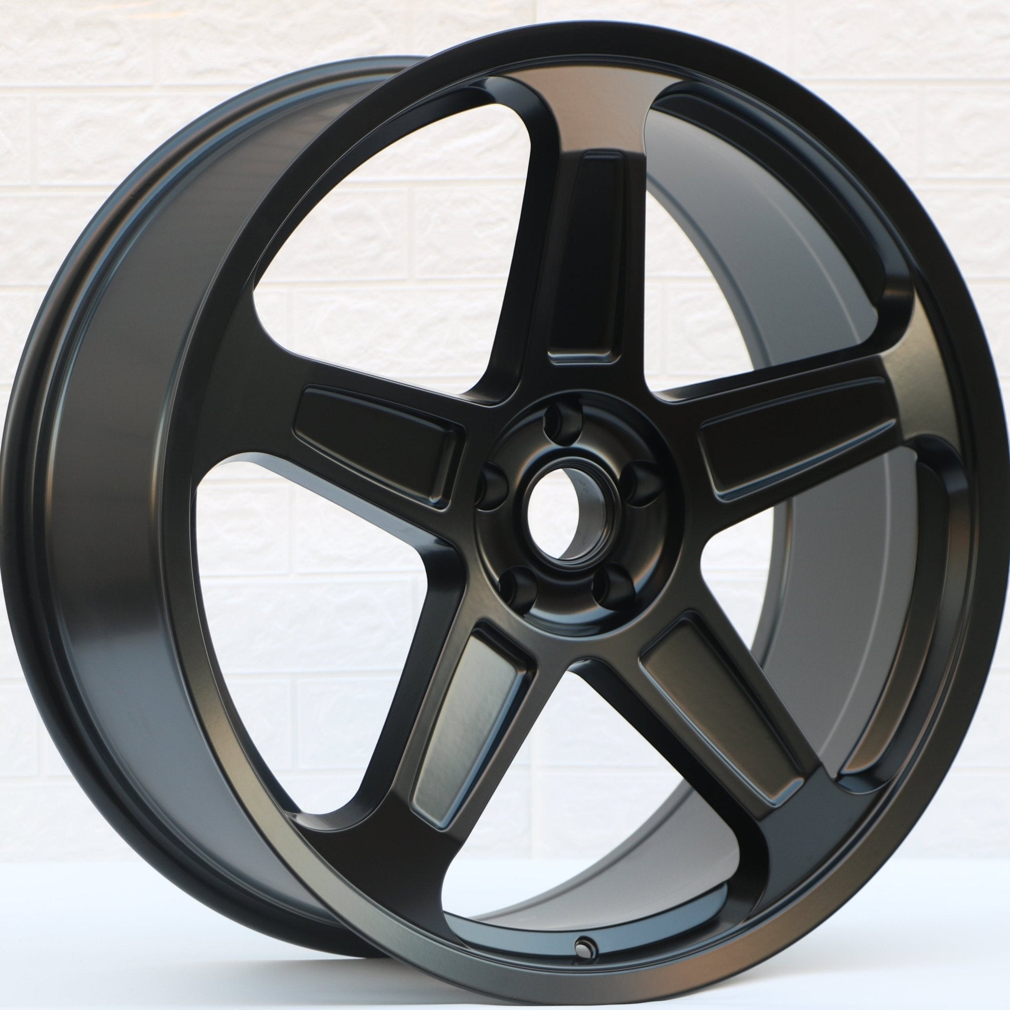 W597 1393 Satin Black 22x9.0 ET20 5x115 CB 71.5 - Gun Hill Tire House (WTW - WHOLESALE TIRES & WHEELS)