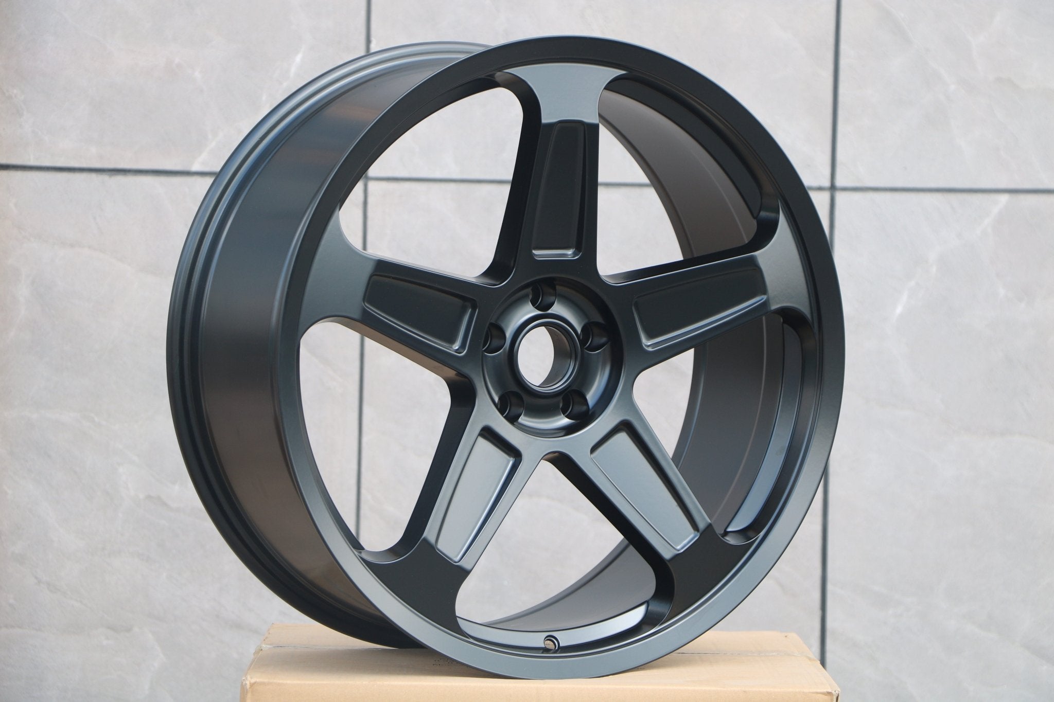 W597 1393 Satin Black 22x9.0 ET20 5x115 CB 71.5 - Gun Hill Tire House (WTW - WHOLESALE TIRES & WHEELS)