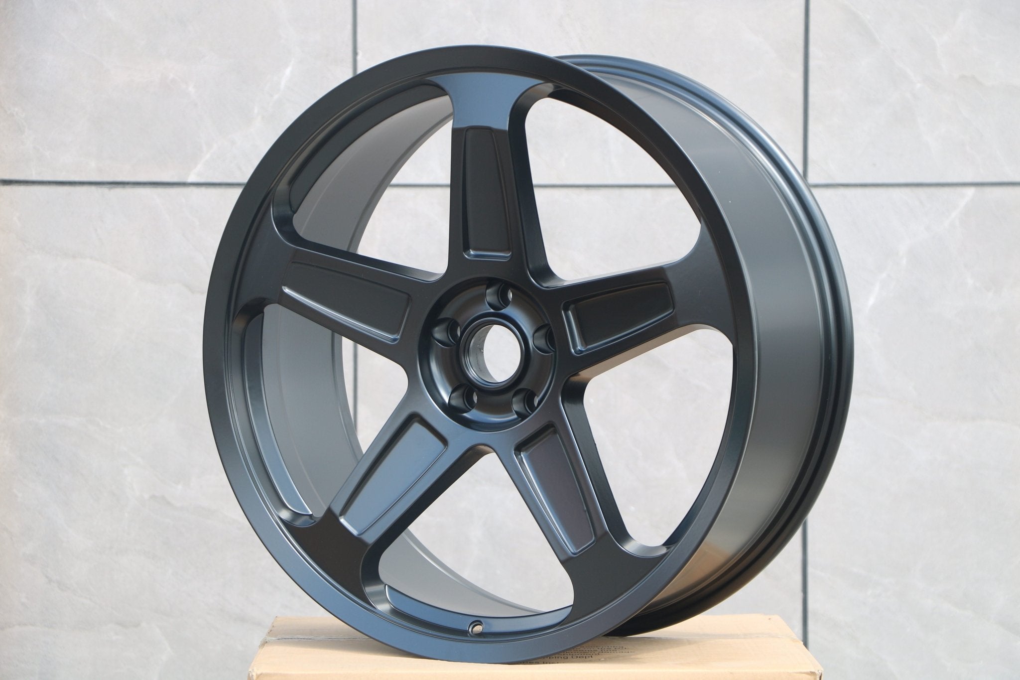 W597 1393 Satin Black 22x9.0 ET20 5x115 CB 71.5 - Gun Hill Tire House (WTW - WHOLESALE TIRES & WHEELS)