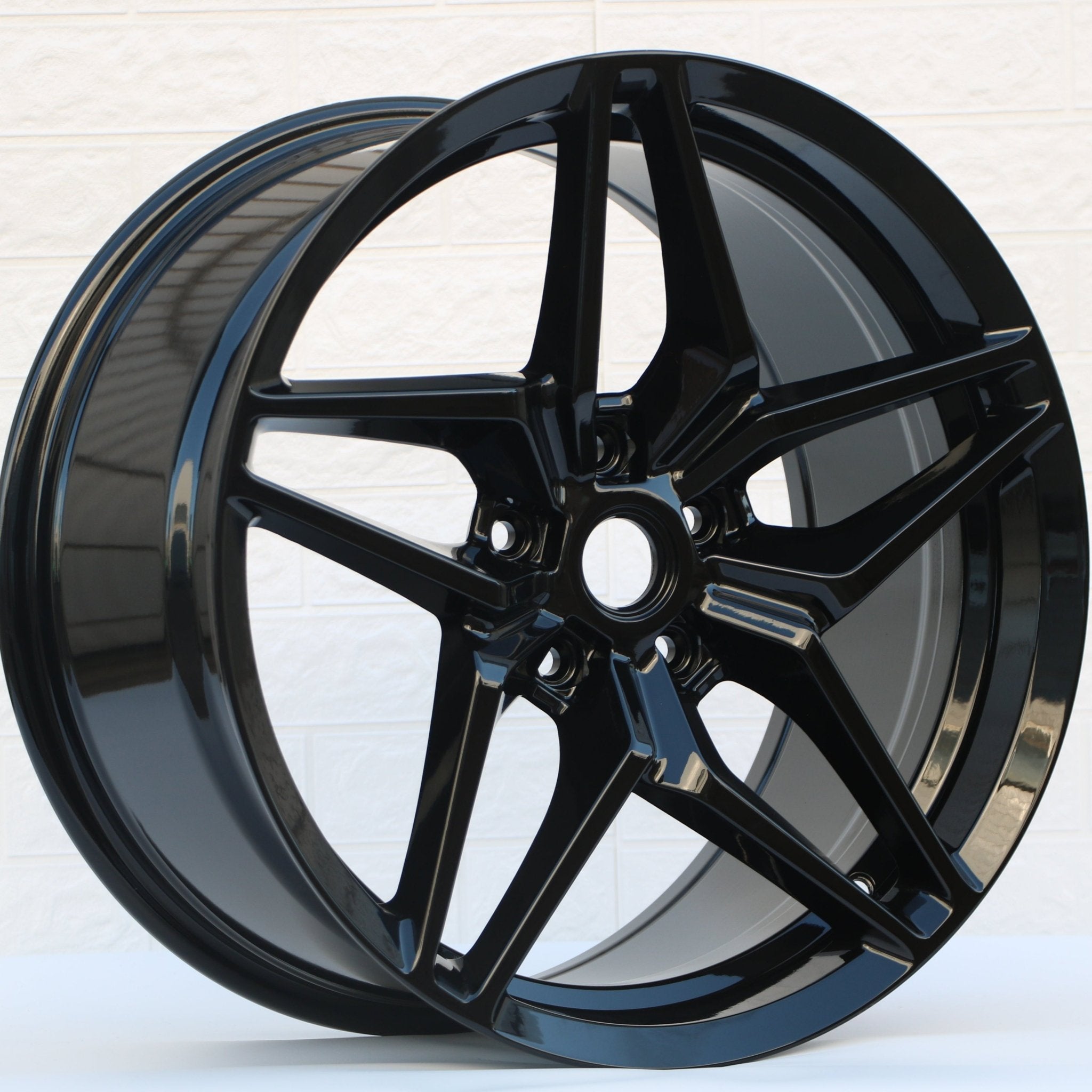 W599 D1584 Gloss Black 20x11 ET73 5x120.7 CB70.3 - Gun Hill Tire House (WTW - WHOLESALE TIRES & WHEELS)
