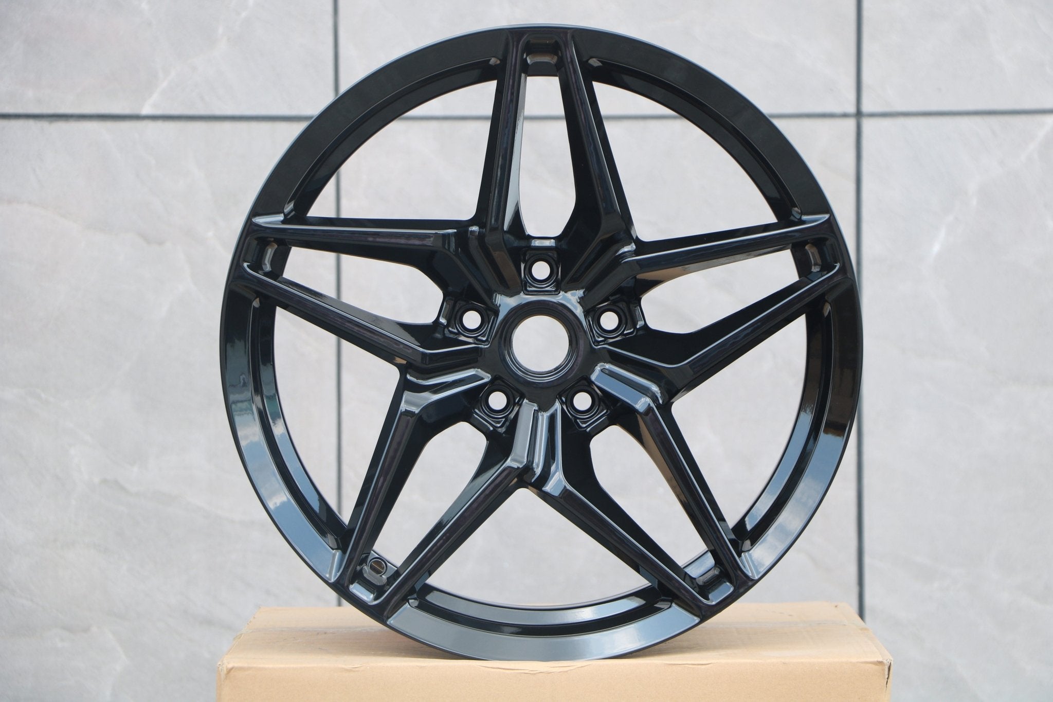 W599 D1584 Gloss Black 20x11 ET73 5x120.7 CB70.3 - Gun Hill Tire House (WTW - WHOLESALE TIRES & WHEELS)