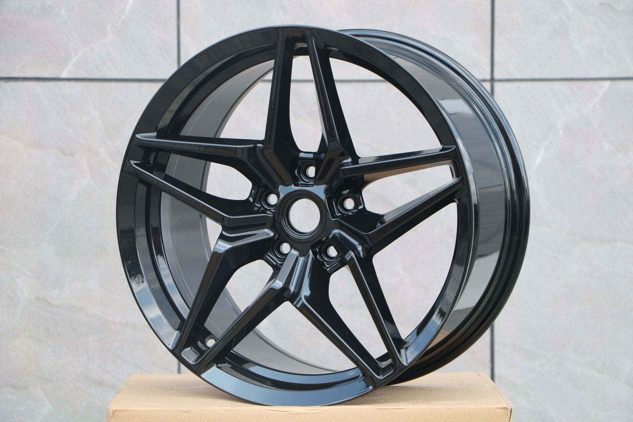 W599 D1584 Gloss Black 20x11 ET73 5x120.7 CB70.3 - Gun Hill Tire House (WTW - WHOLESALE TIRES & WHEELS)
