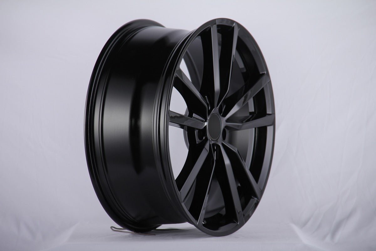 W600 664 Gloss Black 17x7.5 ET35 5x100 CB57.1 - Gun Hill Tire House (WTW - WHOLESALE TIRES & WHEELS)