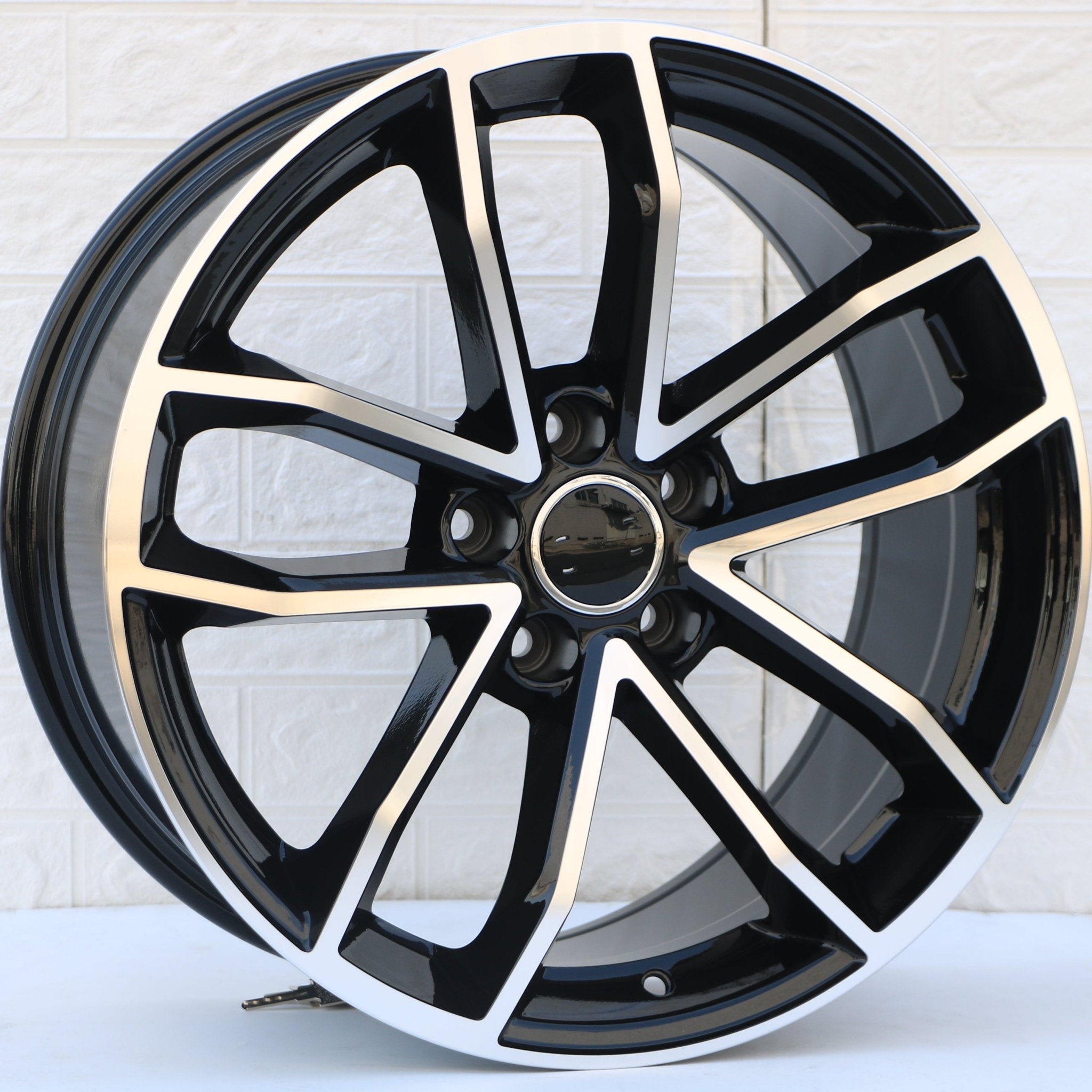 W603 Black Machined Face 20x9.0 ET35 5x112 CB66.6 - Gun Hill Tire House (WTW - WHOLESALE TIRES & WHEELS)