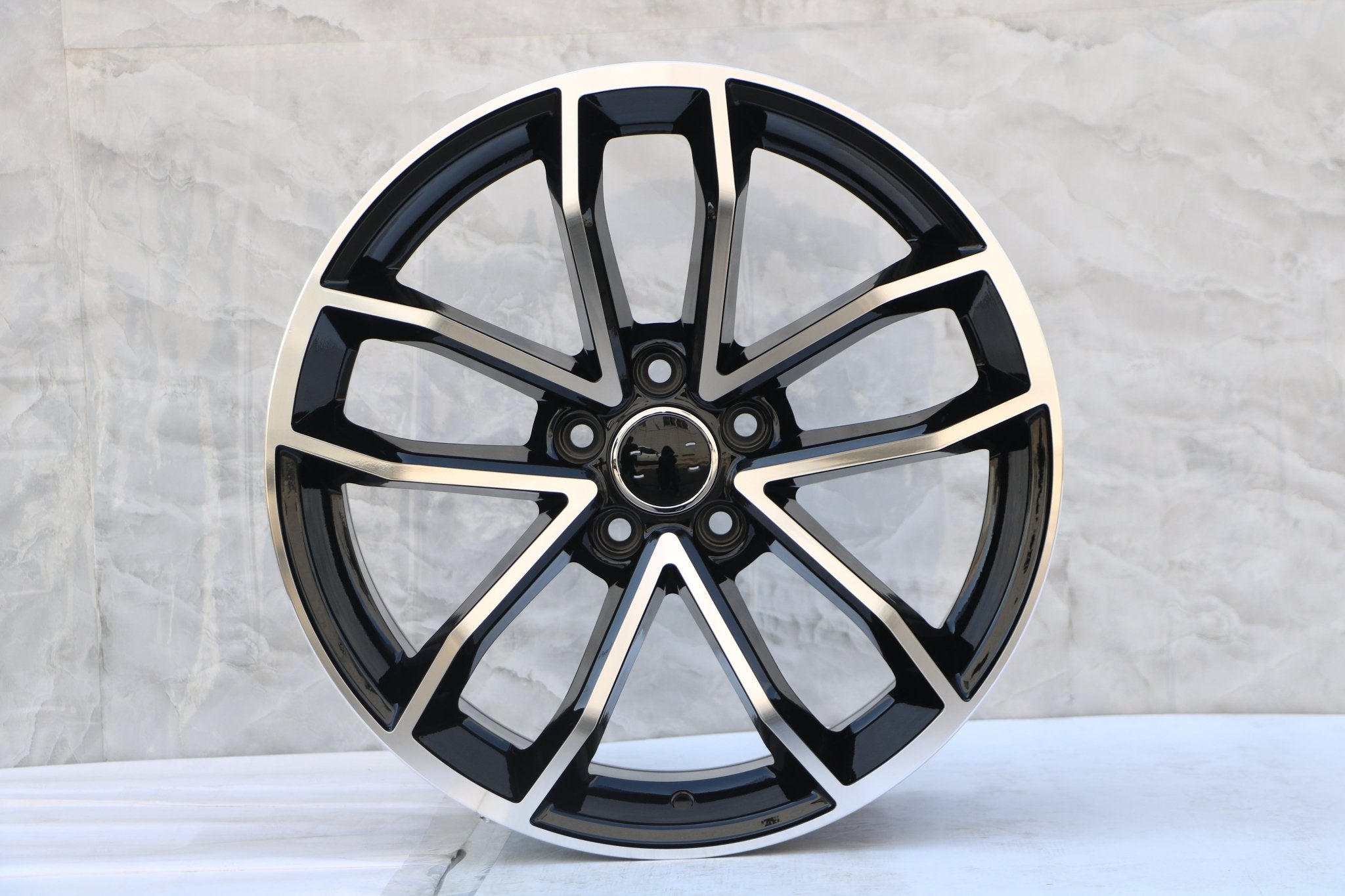W603 Black Machined Face 20x9.0 ET35 5x112 CB66.6 - Gun Hill Tire House (WTW - WHOLESALE TIRES & WHEELS)