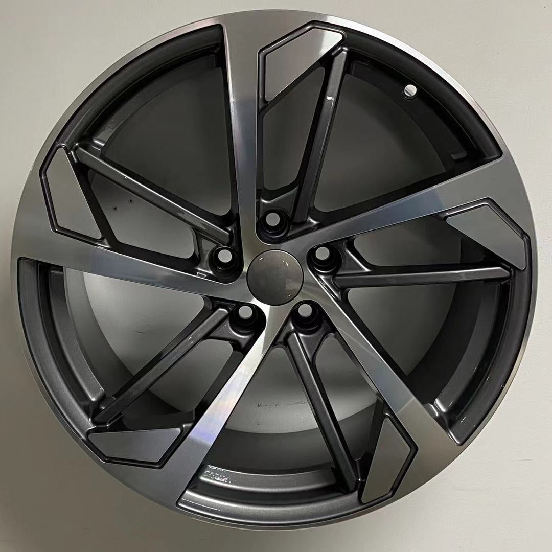 W614 1277 Gunmetal Machined 19x8.5 ET35 5x112 CB66.56 - Gun Hill Tire House (WTW - WHOLESALE TIRES & WHEELS)