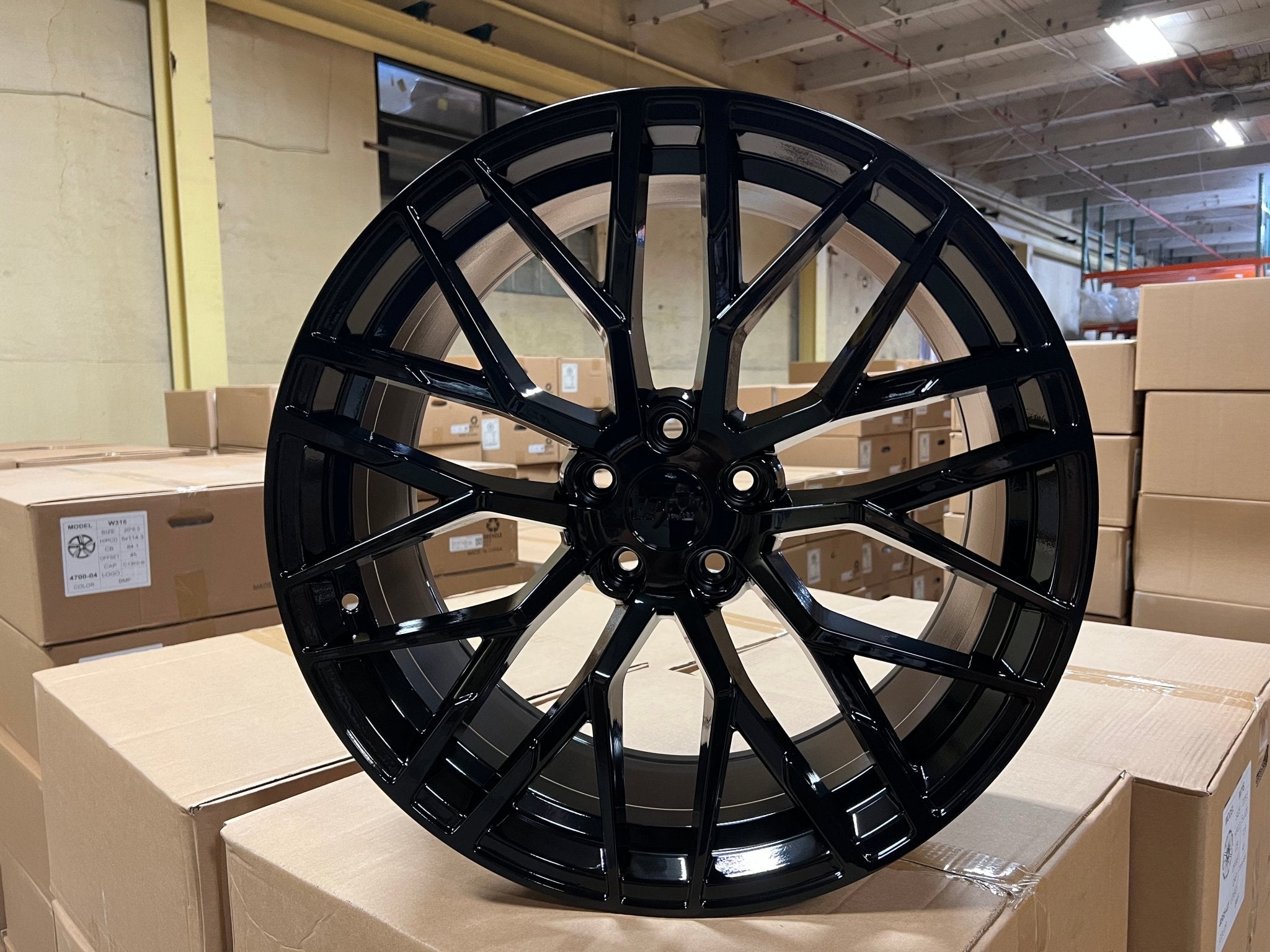 W623 1373 Gloss Black 20x9.0 ET30 5x112 CB66.56 - Gun Hill Tire House (WTW - WHOLESALE TIRES & WHEELS)