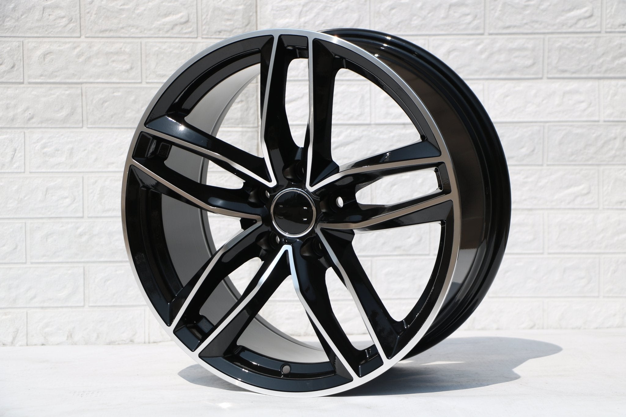 W627 1126 Black Machined Face 19x8.5 ET35 5x112 CB66.5 - Gun Hill Tire House (WTW - WHOLESALE TIRES & WHEELS)