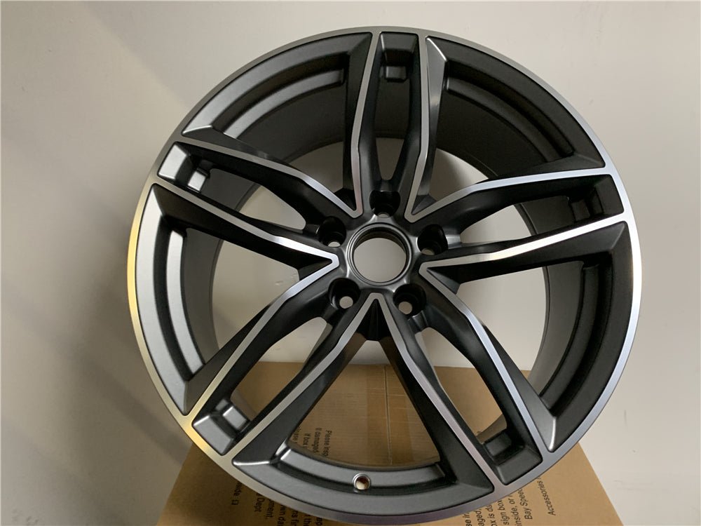 W627 Gunmetal Machined Face 22x9.0 ET50 5x130 CB71.5 1126 47lbs - Gun Hill Tire House (WTW - WHOLESALE TIRES & WHEELS)