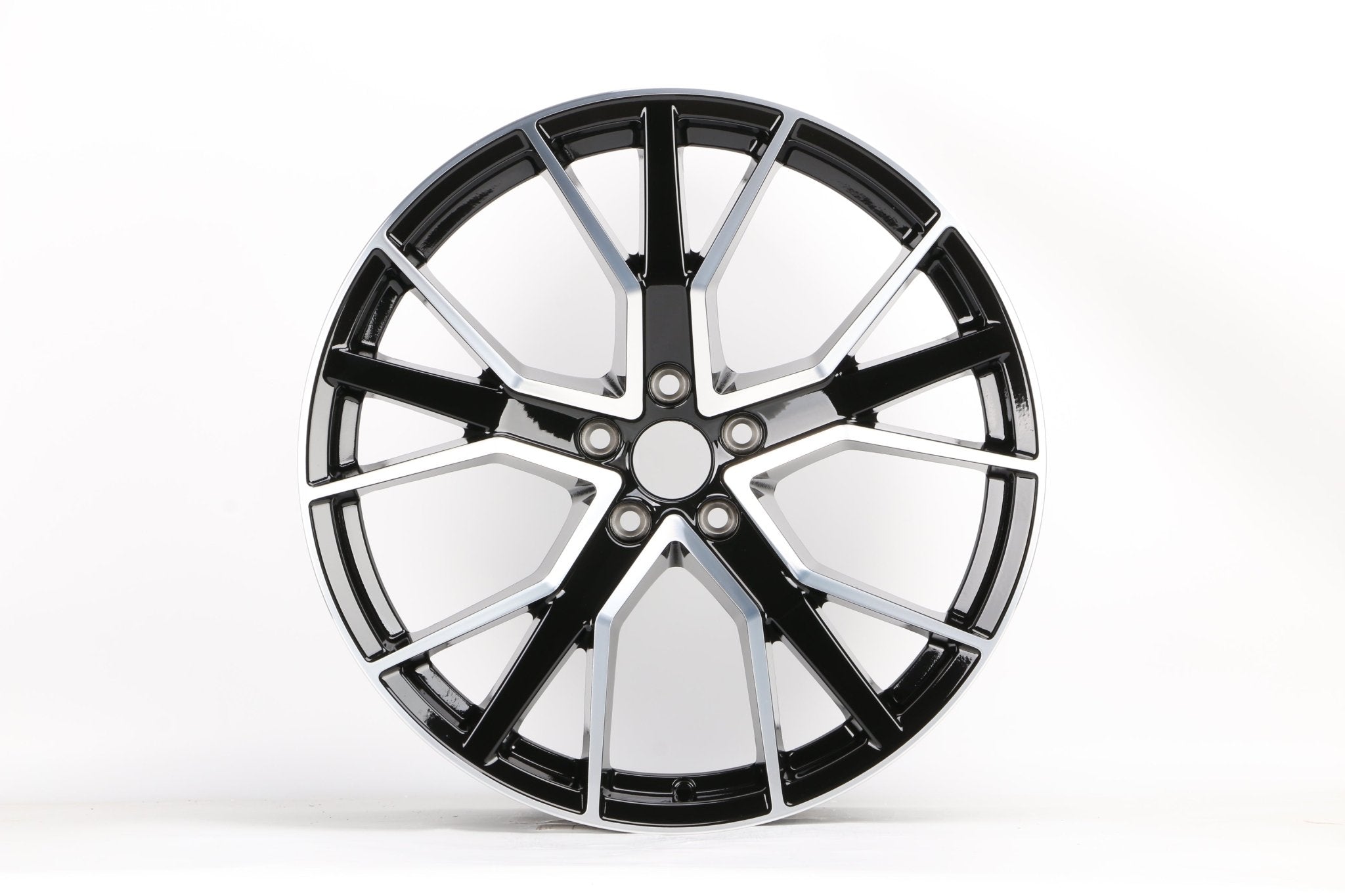 W631 IVF - 3139 Black Machined Face 20x9 ET30 5x112 CB66.45 - Gun Hill Tire House (WTW - WHOLESALE TIRES & WHEELS)