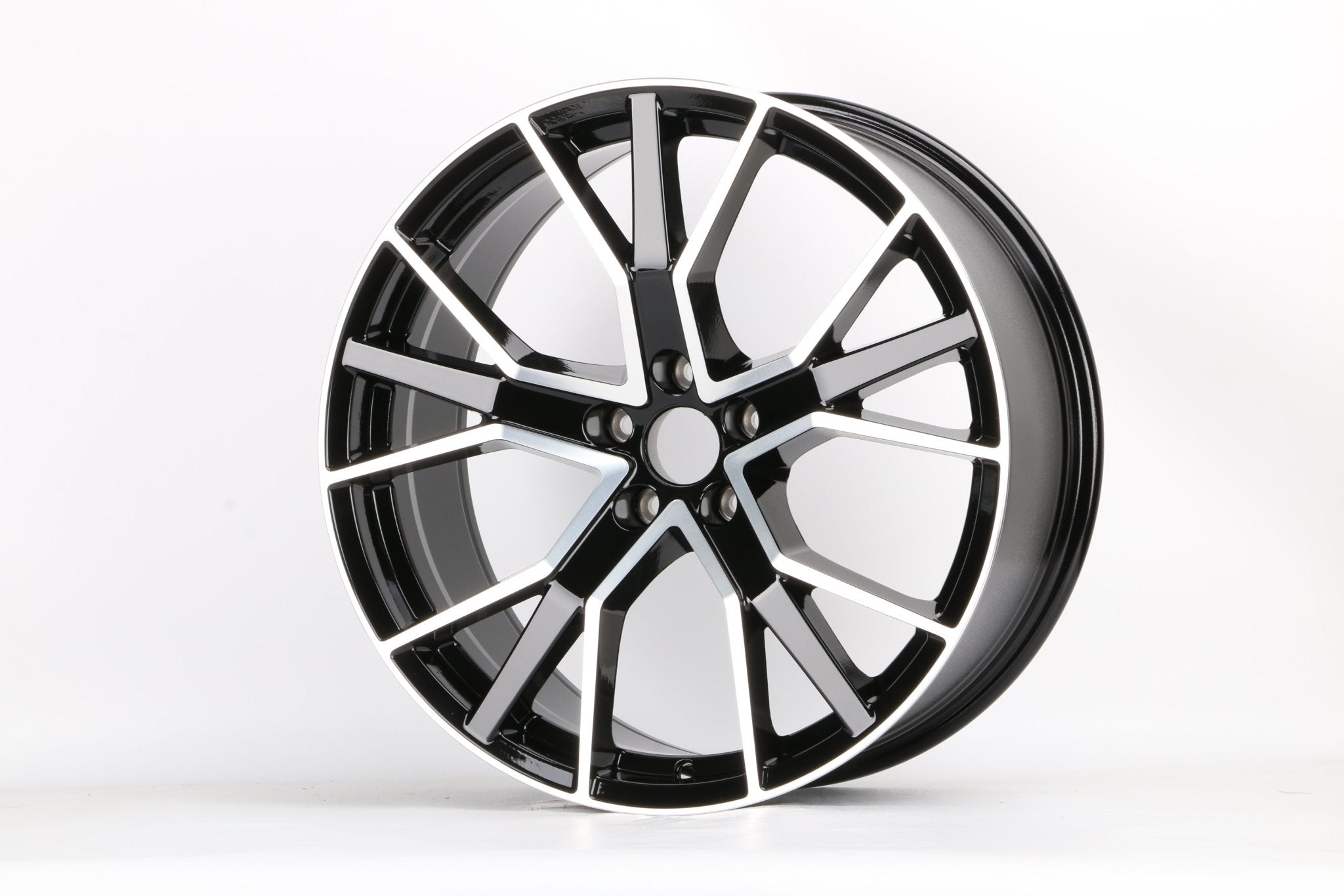 W631 IVF - 3139 Black Machined Face 20x9 ET30 5x112 CB66.45 - Gun Hill Tire House (WTW - WHOLESALE TIRES & WHEELS)