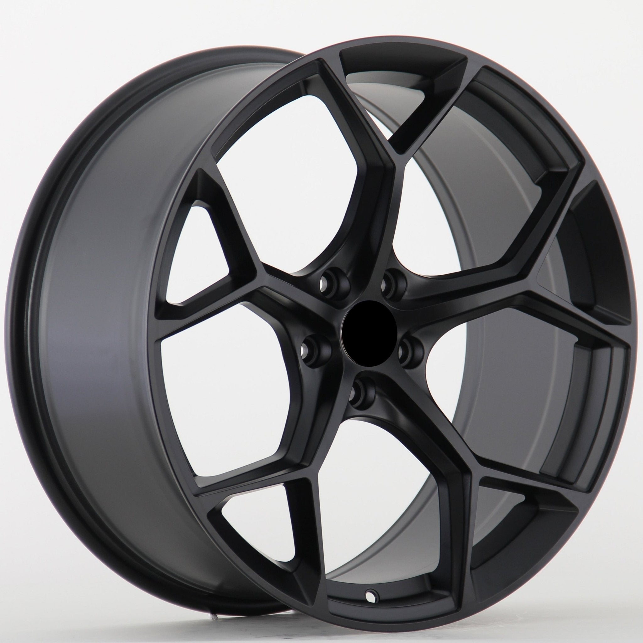 W660 6132 Satin Black 22x9.5 ET35 5x112 CB66.45 - Gun Hill Tire House (WTW - WHOLESALE TIRES & WHEELS)