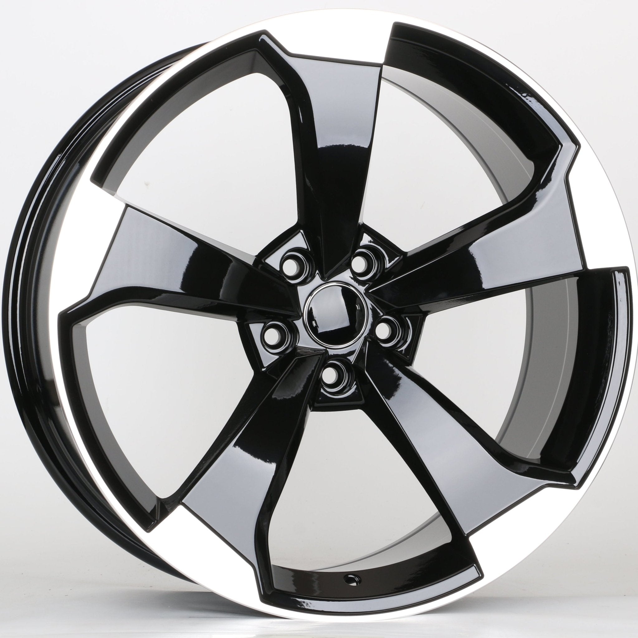 W666 Black Machined Face 20x9.0 ET35 5x112 CB66.56 - Gun Hill Tire House (WTW - WHOLESALE TIRES & WHEELS)