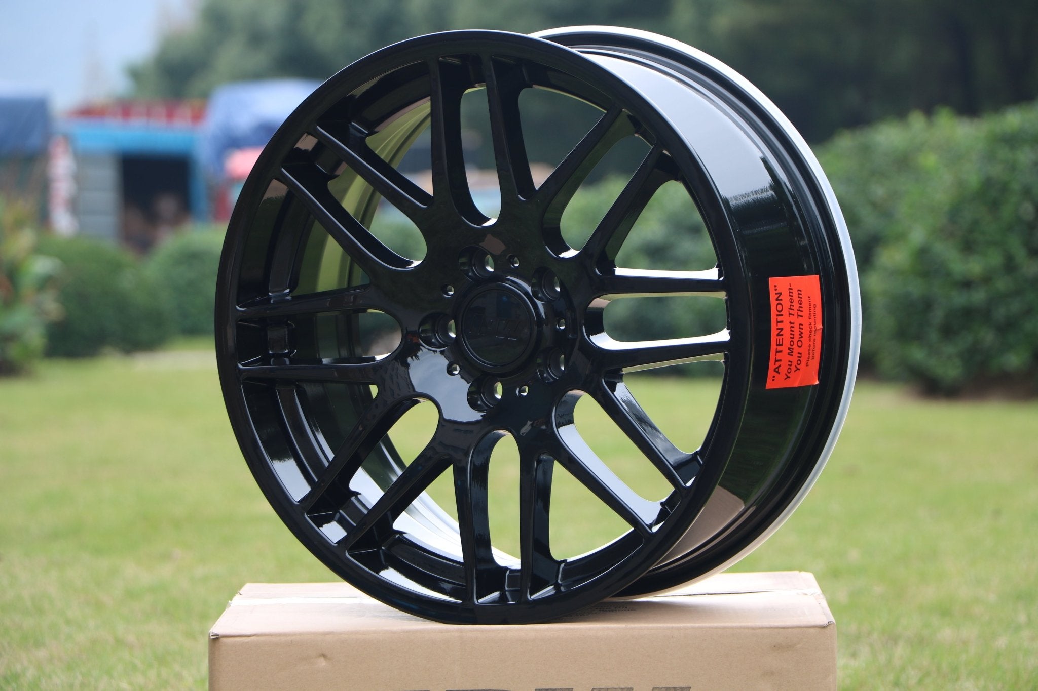 W703 Gloss Black 19*9.5 ET35 5*120 CB72.56 - Gun Hill Tire House (WTW - WHOLESALE TIRES & WHEELS)