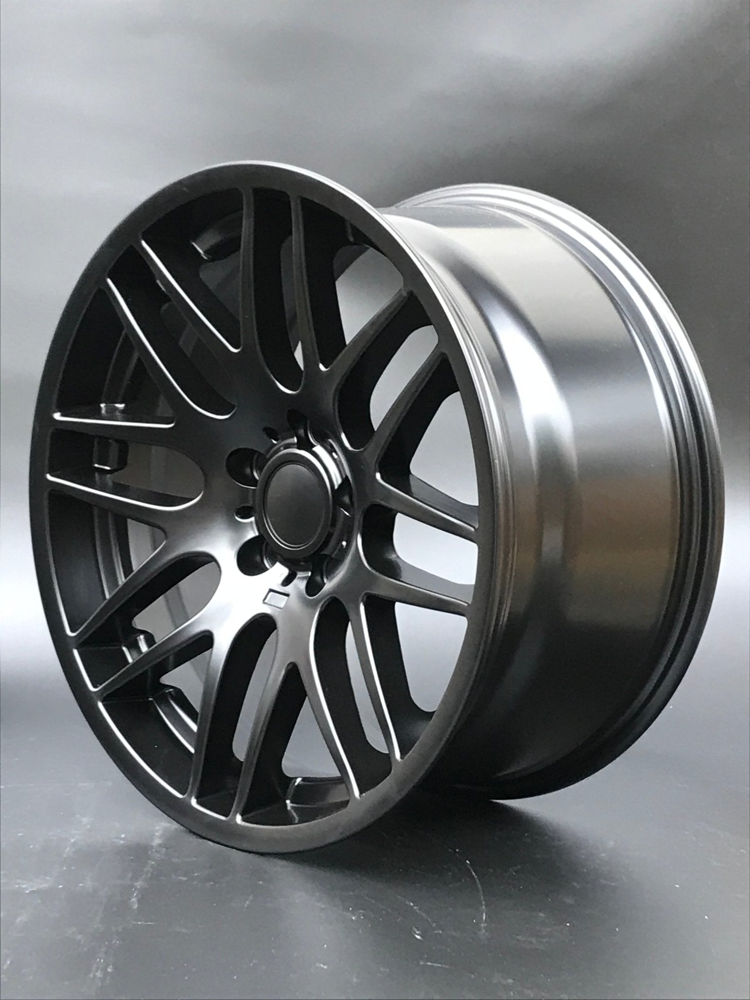 W703 Satin Black 18*9.0 ET35 CB72.6 5*120 - Gun Hill Tire House (WTW - WHOLESALE TIRES & WHEELS)