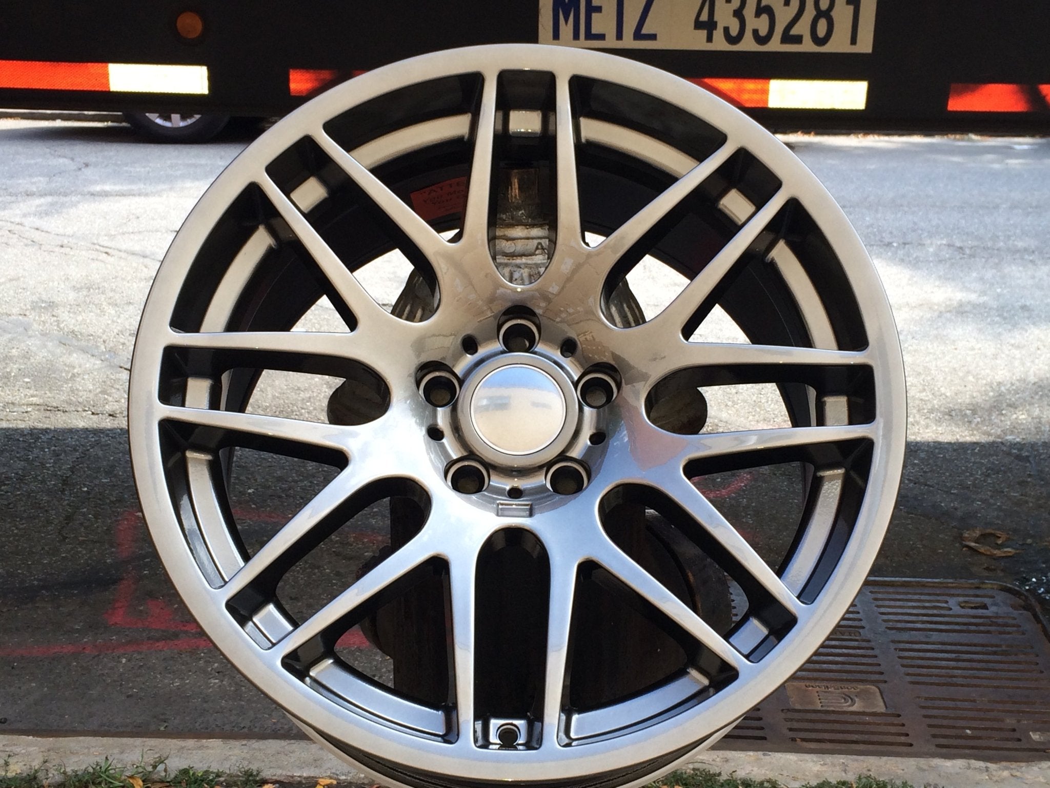 W703 Satin Black 18*9.0 ET35 CB72.6 5*120 - Gun Hill Tire House (WTW - WHOLESALE TIRES & WHEELS)